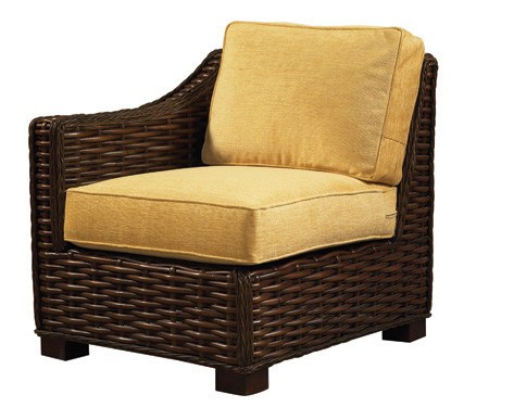 Designer Wicker &amp; Rattan By Tribor Freeport Left Arm Chair by Designer Wicker from Tribor Chair - Rattan Imports