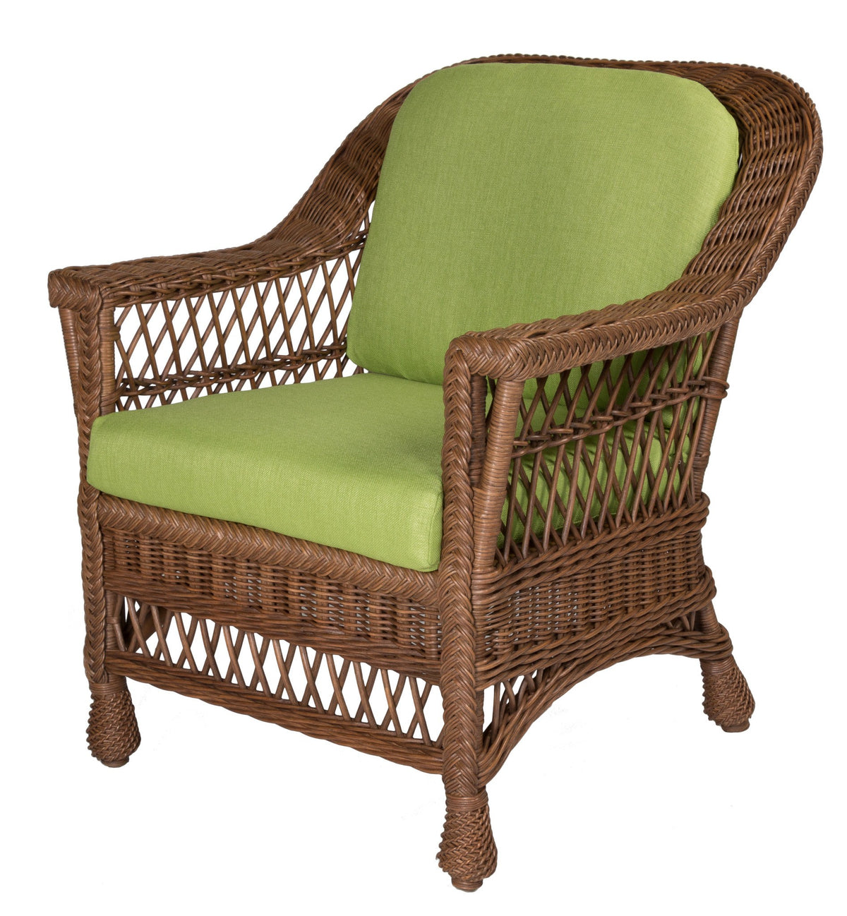 Designer Wicker &amp; Rattan By Tribor Harbor front Arm Chair by Designer Wicker from Tribor Chair - Rattan Imports