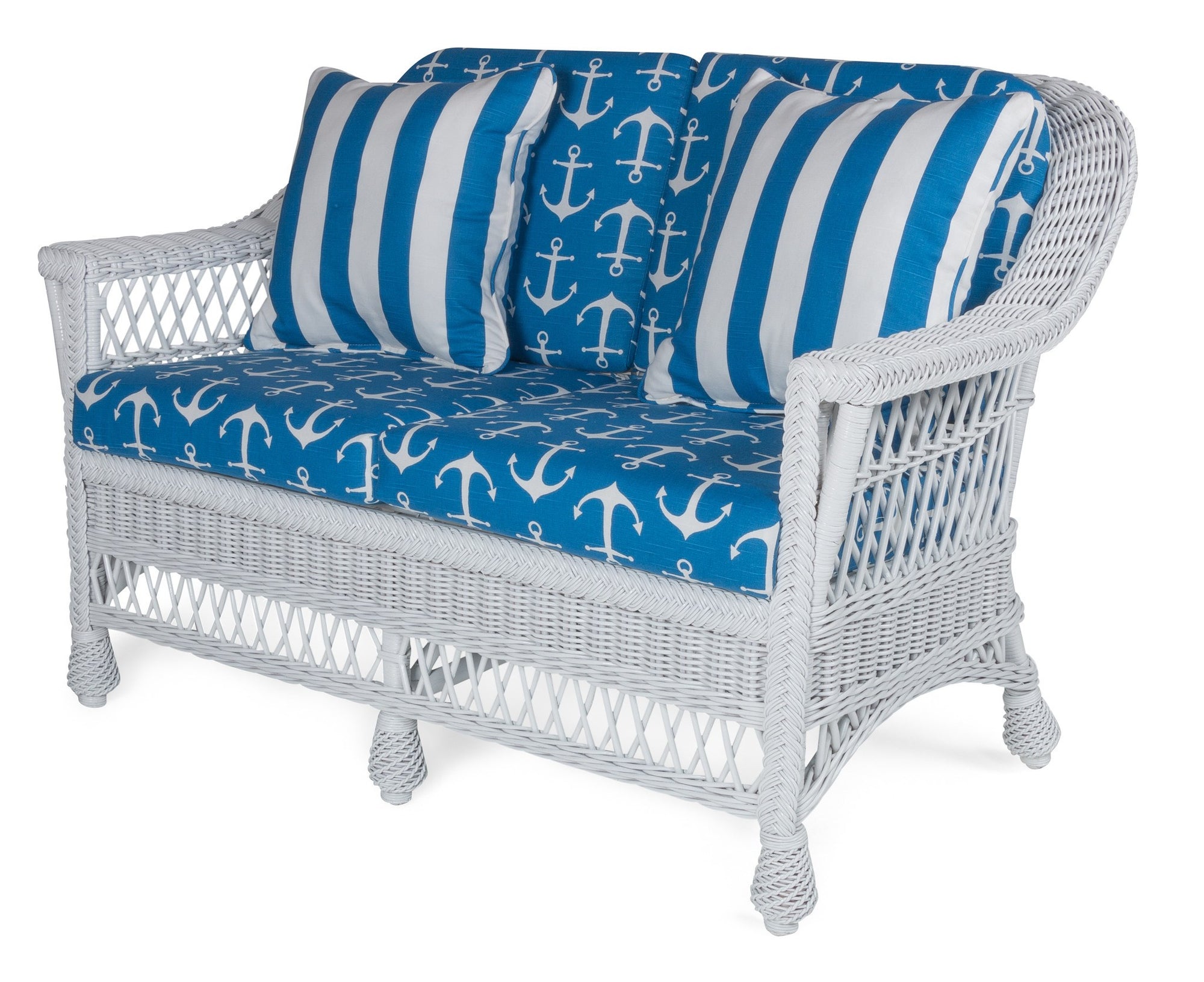 Designer Wicker & Rattan By Tribor Harbor Front Loveseat Designer Wicker from Tribor Loveseat - Rattan Imports