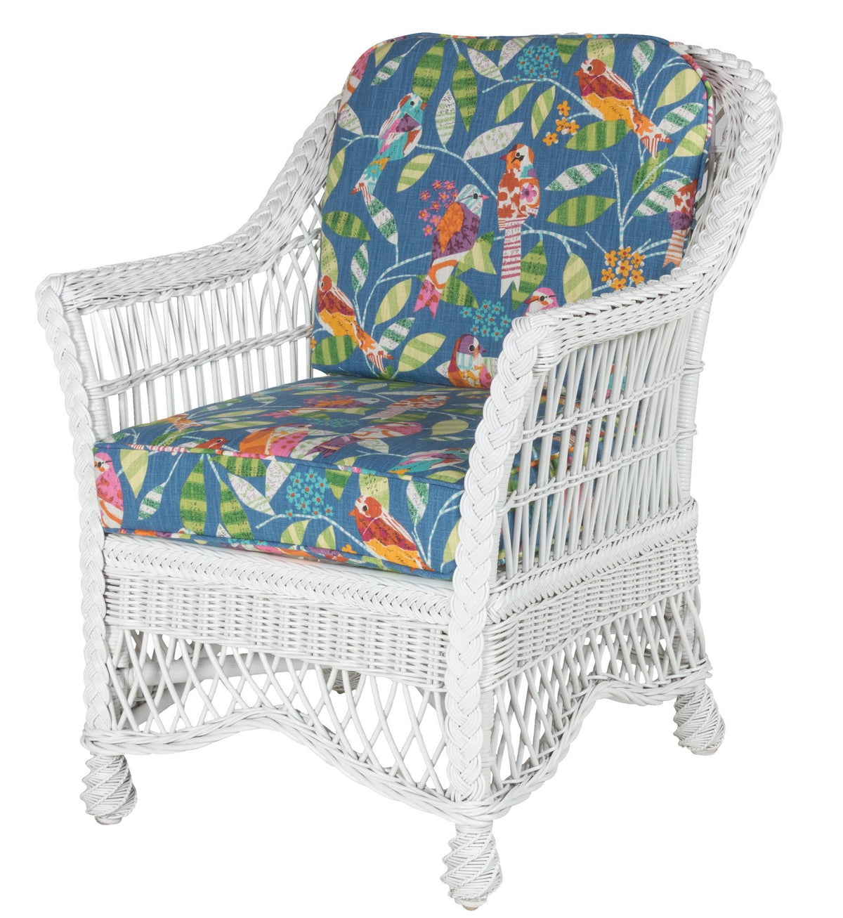 Designer Wicker &amp; Rattan By Tribor Naples Arm Chair by Designer Wicker from Tribor Chair - Rattan Imports
