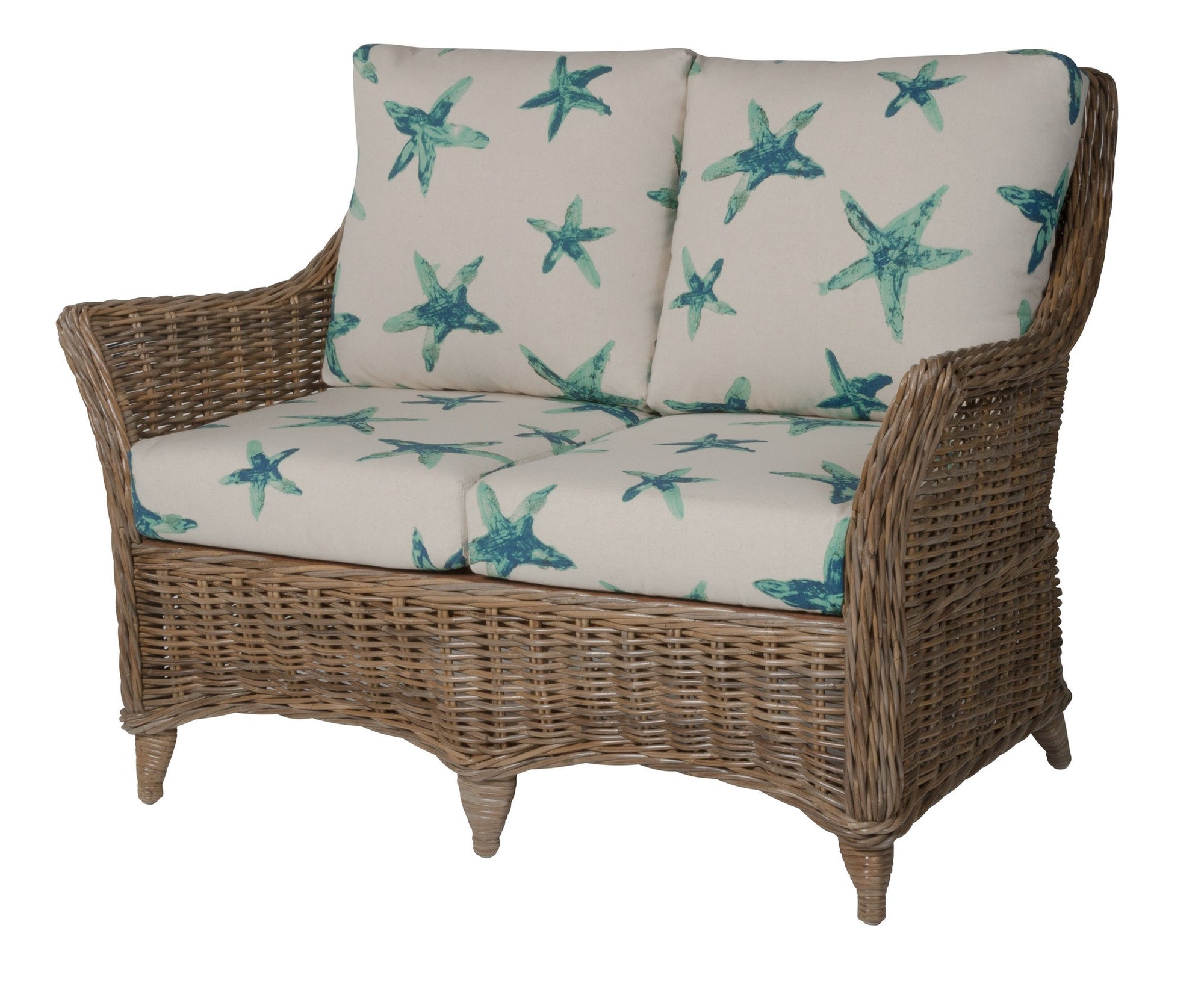 Designer Wicker & Rattan By Tribor Conservatory Loveseat by Designer Wicker from Tribor Loveseat - Rattan Imports