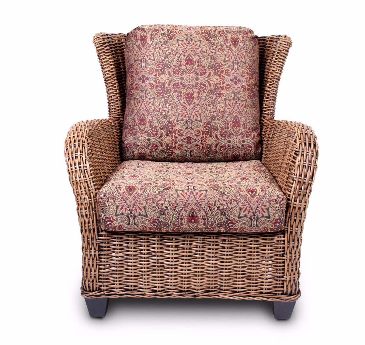 Designer Wicker &amp; Rattan By Tribor Clarissa Porch Arm Chair Chair - Rattan Imports