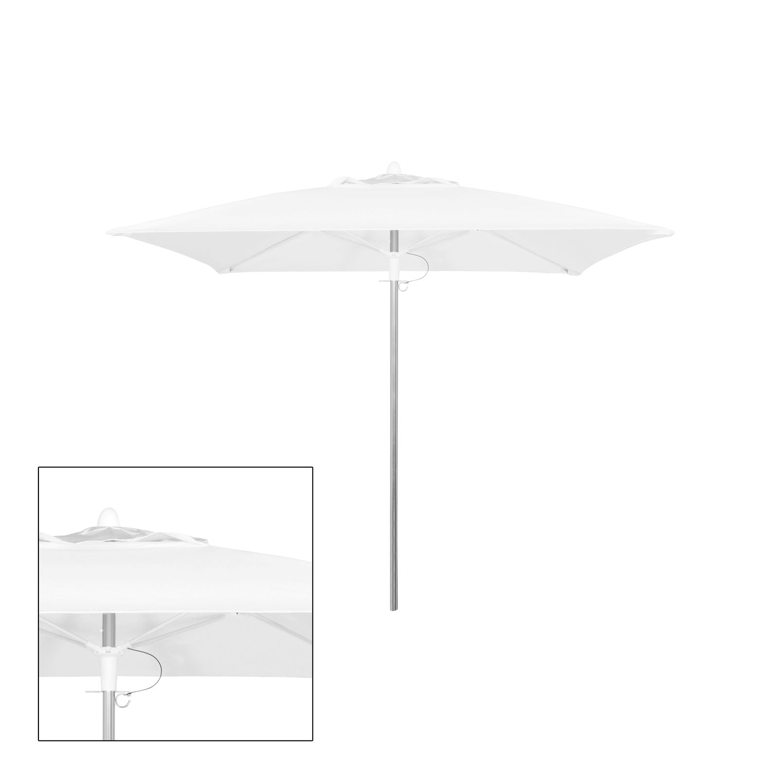 Source Furniture Source Furniture Rio 9' Square Single Vented Umbrella - Rattan Imports