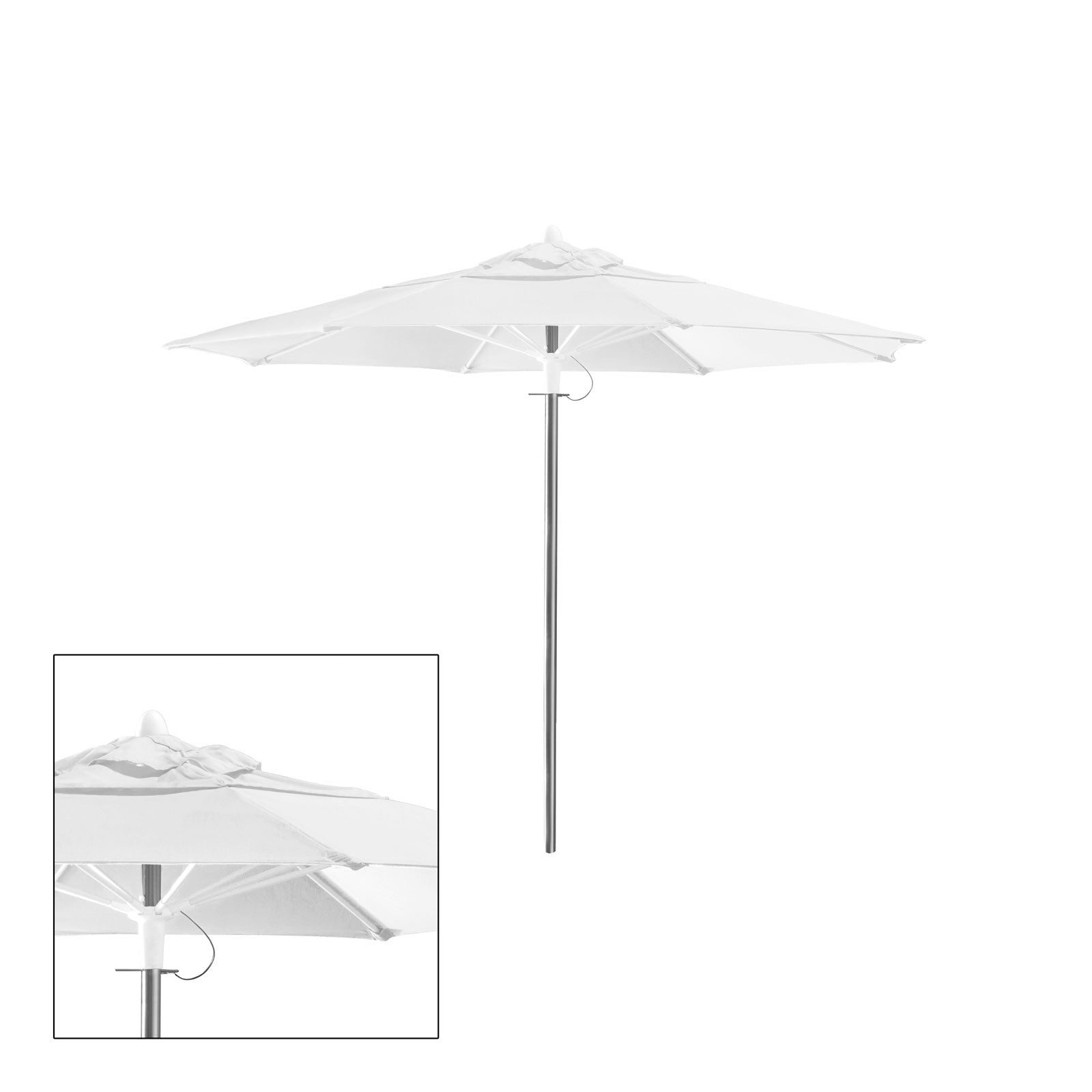 Source Furniture Source Furniture Rio 8' Round Double Vented Umbrella - Rattan Imports