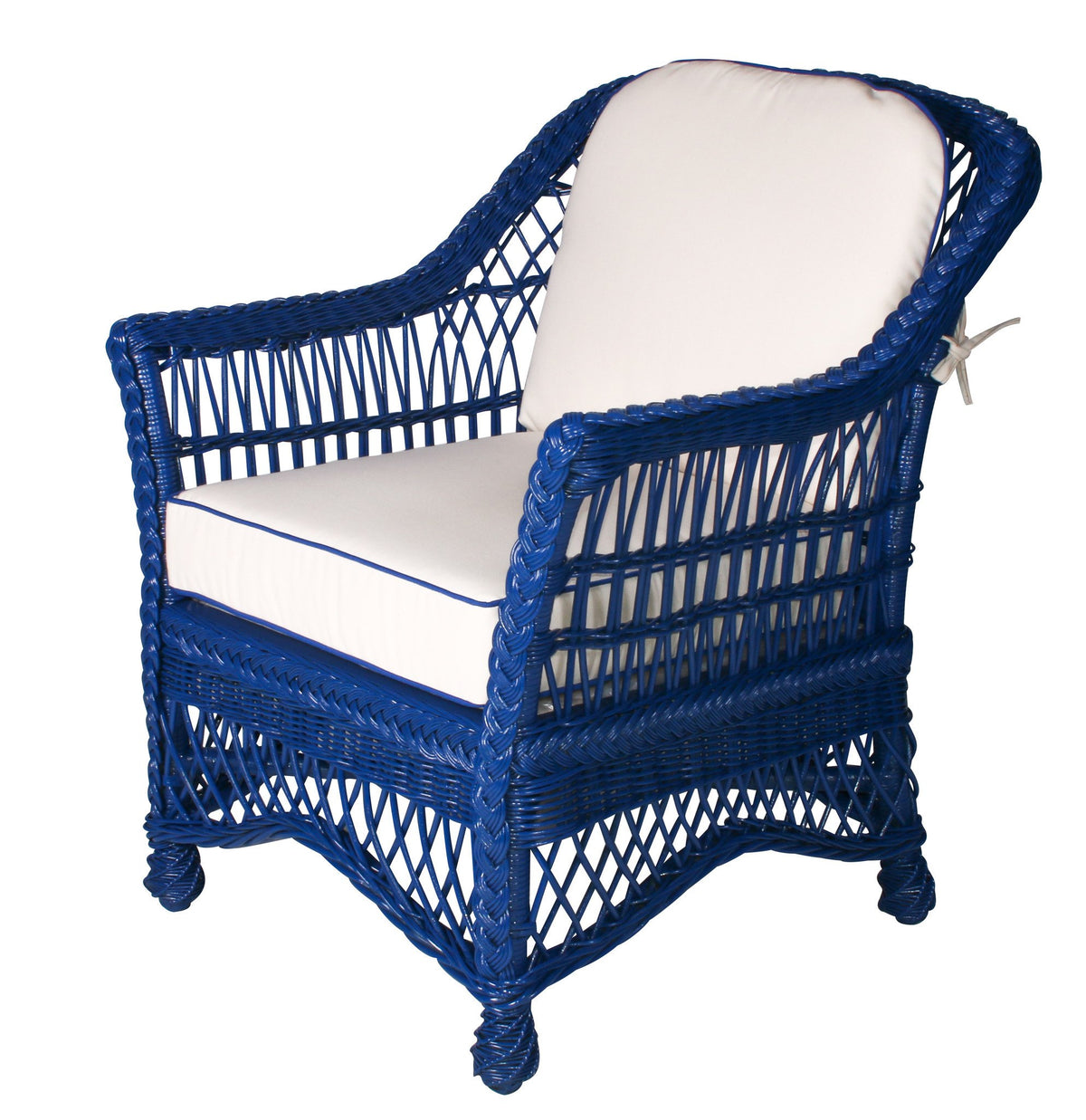 Designer Wicker &amp; Rattan By Tribor Naples Dining Arm Chair by Designer Wicker from Tribor Dining Chair - Rattan Imports