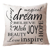 Rattan Imports Pillow New "Feel Good" Square Toss Pillow Cover