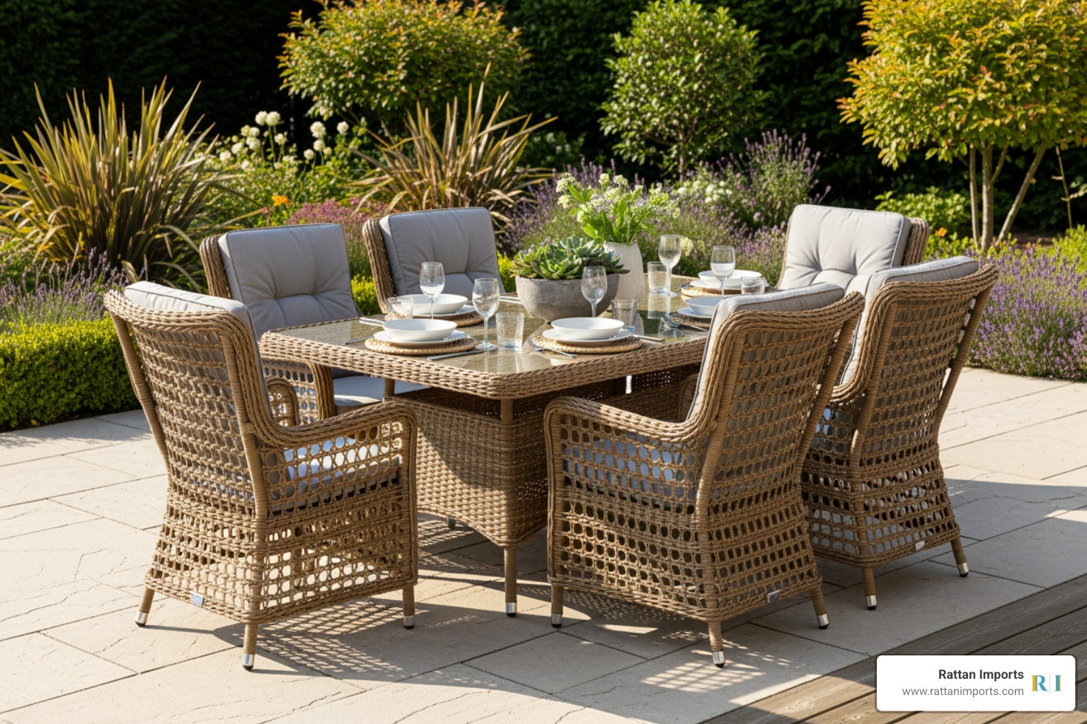 Boxy Rattan Dining Set The Rattan Rhapsody: Discovering Clearance Dining Set Gems