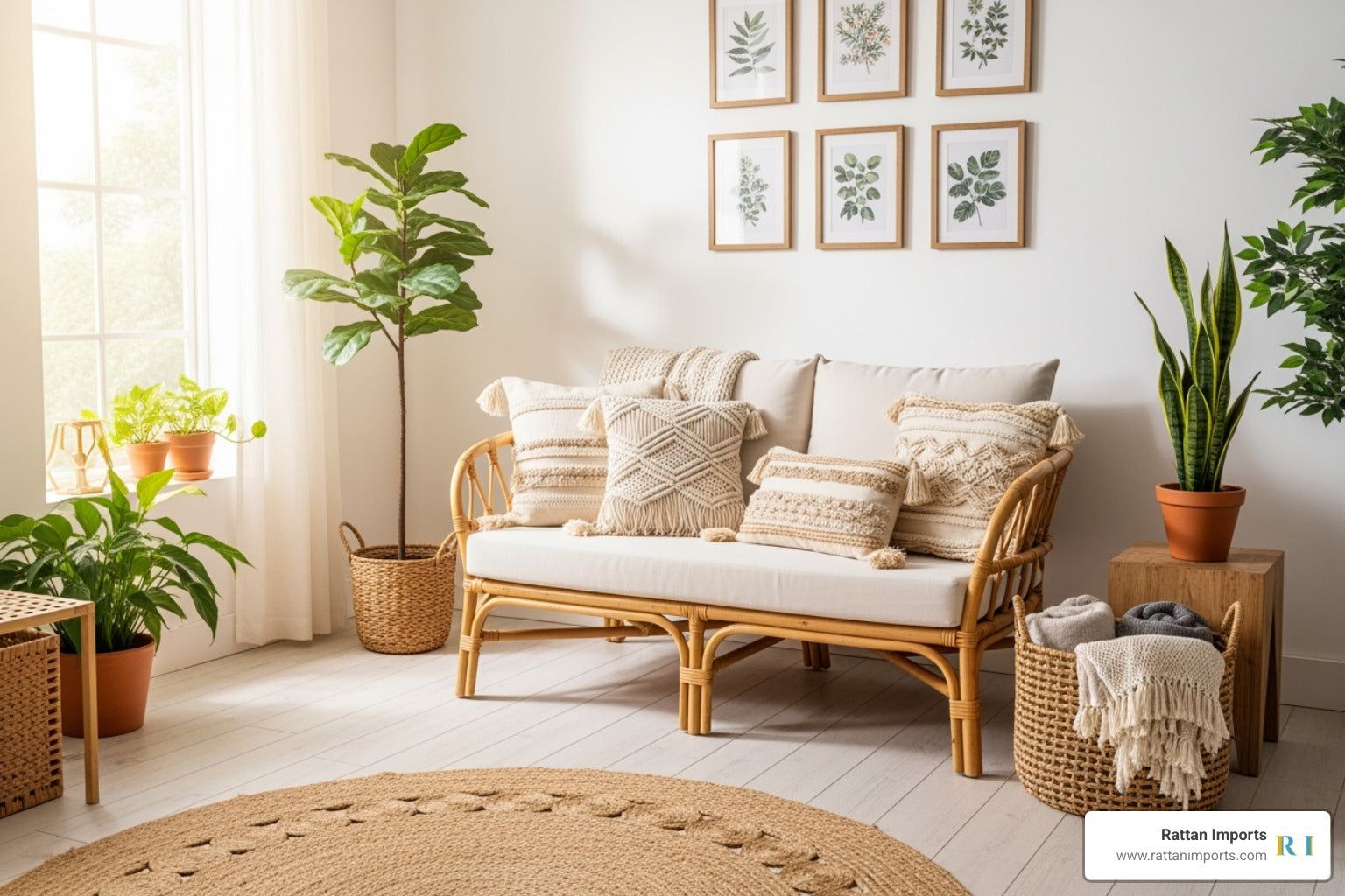 Boho Rattan Loveseats: Your Guide to Effortless Style and Comfort