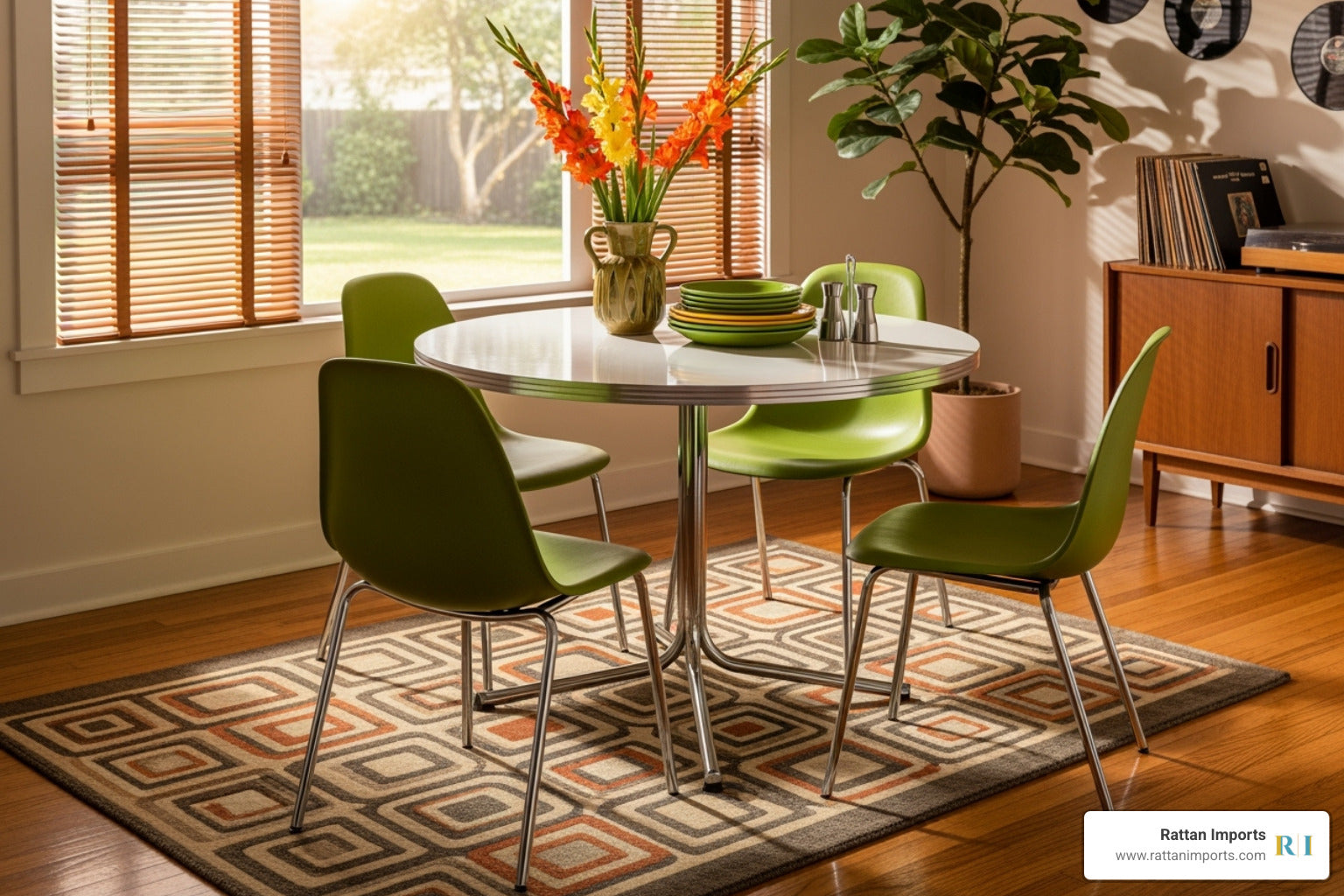 Groovy Gatherings: Find Your Perfect Retro Dining Set