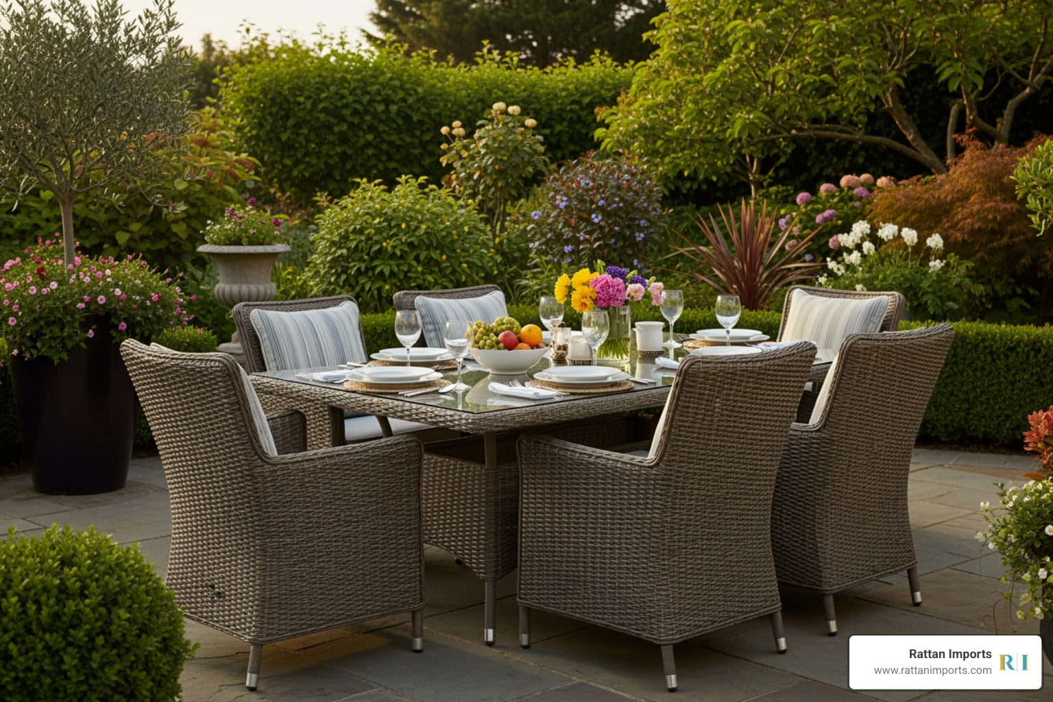 Dine in Style with Lloyd Flanders Outdoor Furniture