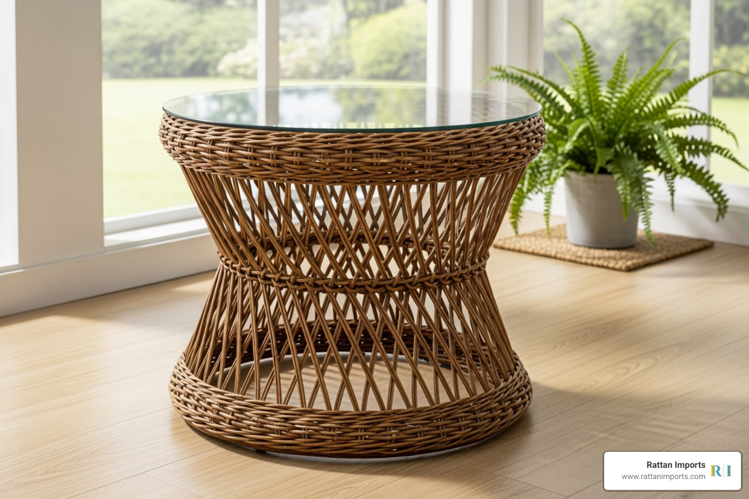 Beyond the Weave: Understanding Wicker End Tables with Glass Tops