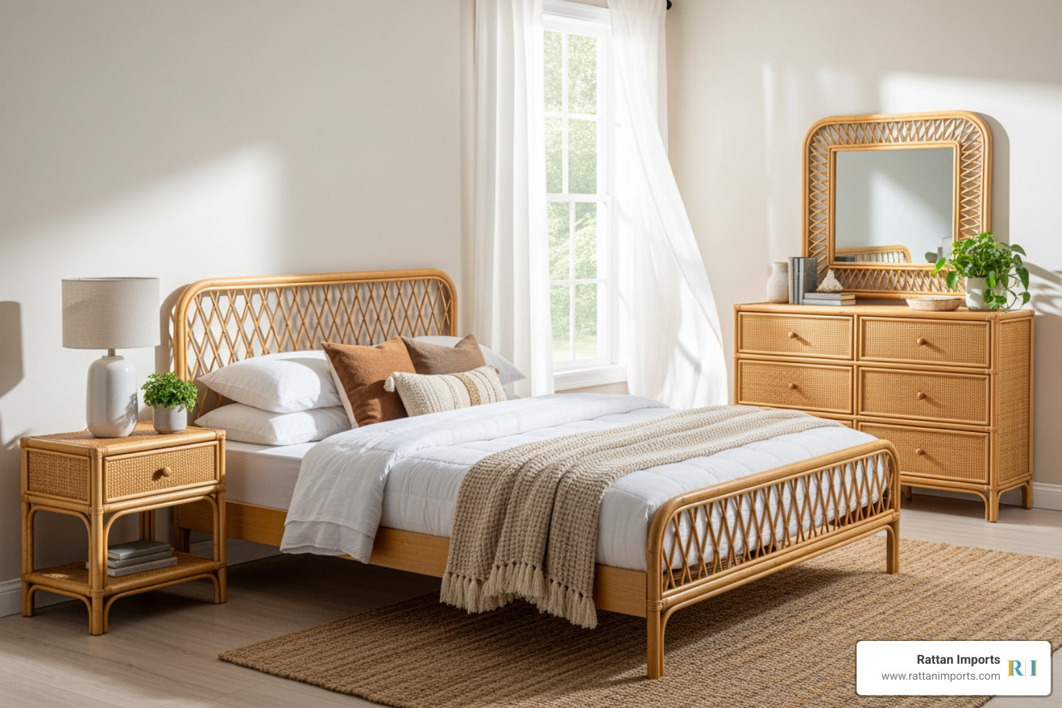 Woven Wonders: Top Rattan Bedroom Furniture Sets