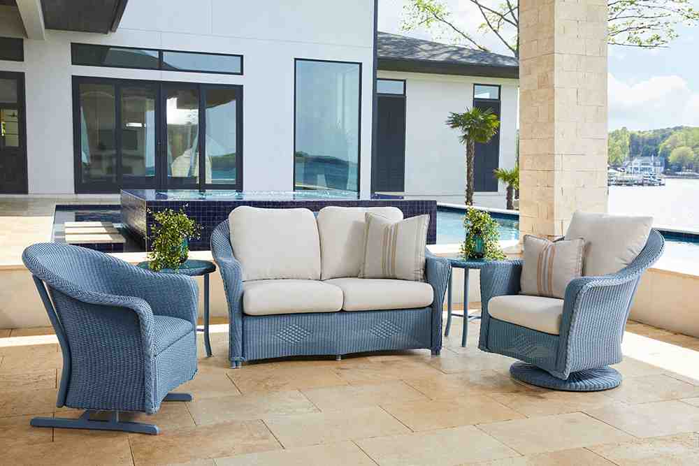 Unraveling the Loom Exploring Lloyd Flanders Wicker and Other Outdoor Furniture Types