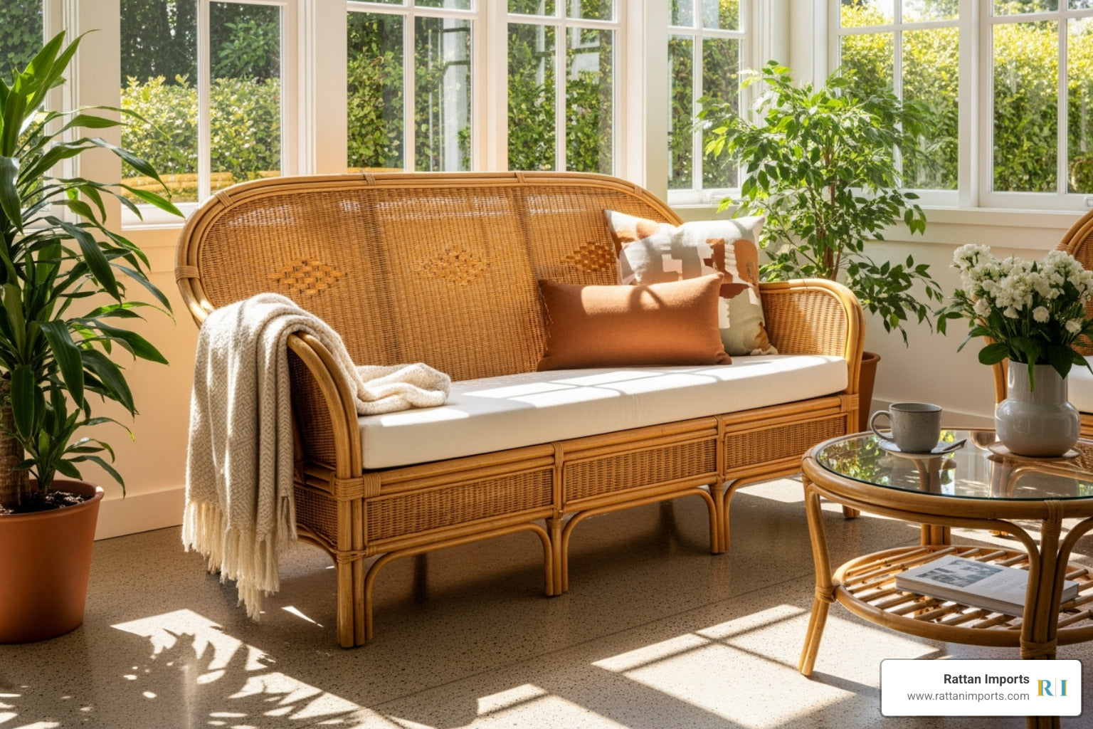 Coastal Chic to Indoor Comfort: The Versatility of Rattan & Wicker