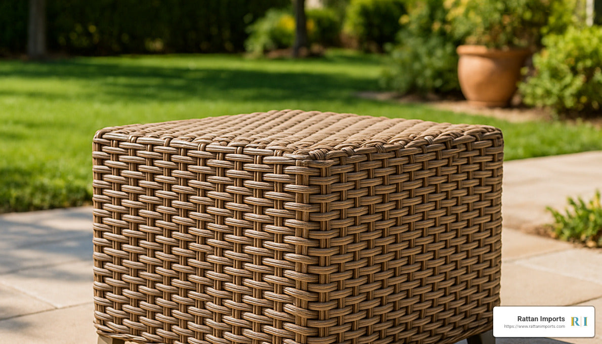 Choosing the Perfect Resin Wicker Ottoman: A Comprehensive Roundup