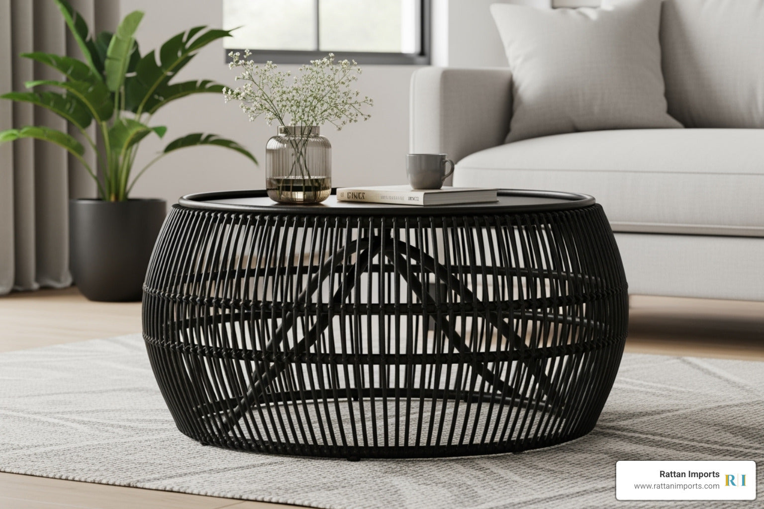 Rattan & Roll: Your Ultimate Guide to Black Coffee Table Chic