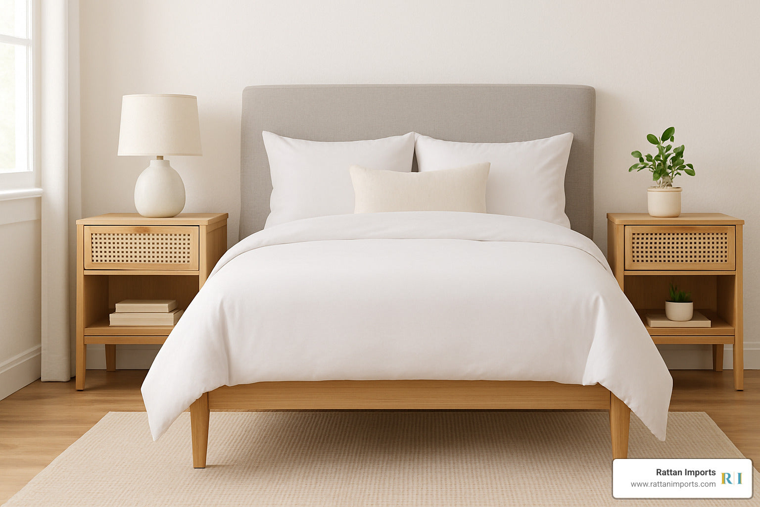 Nightstand Nirvana: Best Cane Nightstands Set of 2