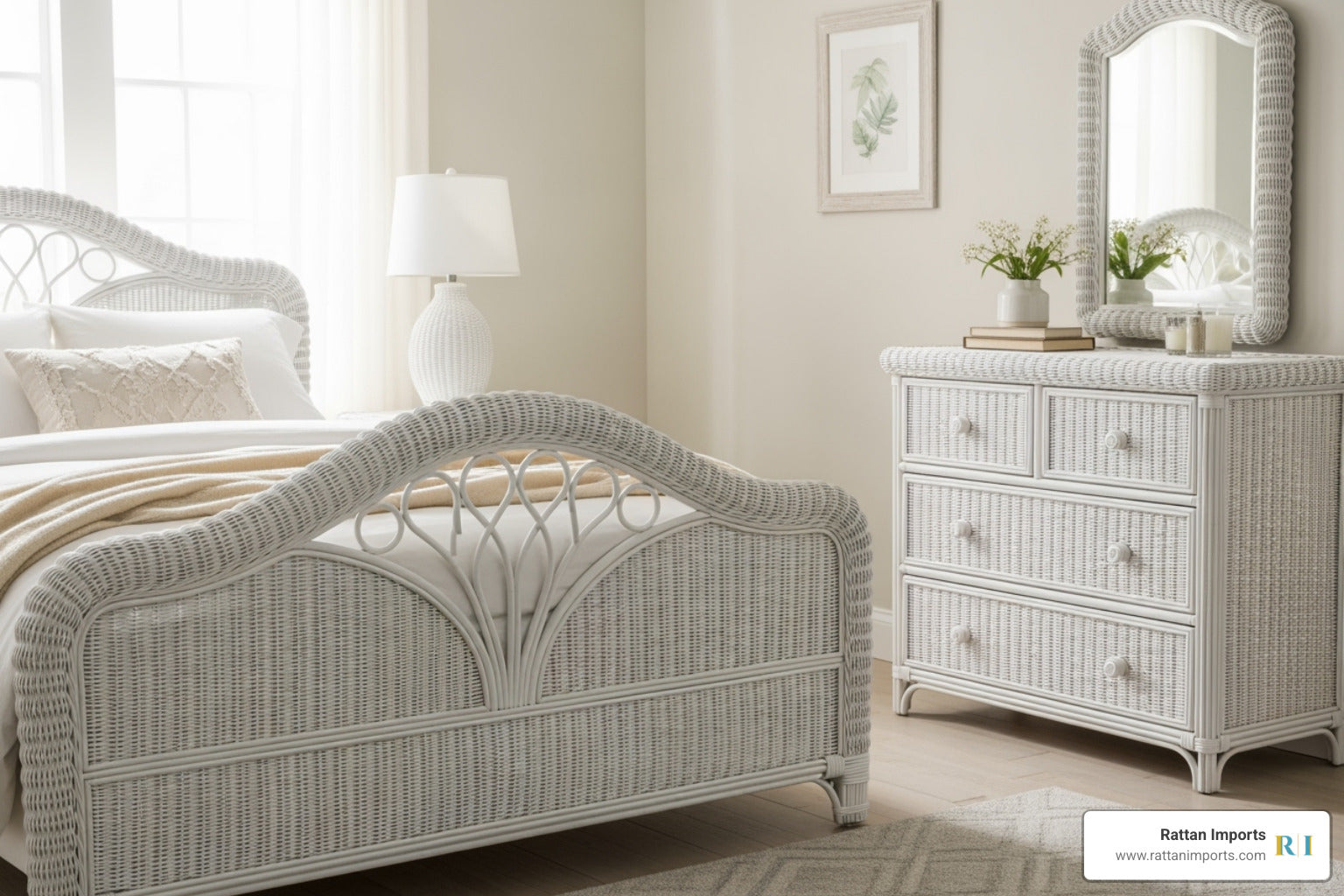 Timeless Elegance: Why White Wicker Belongs in Your Bedroom