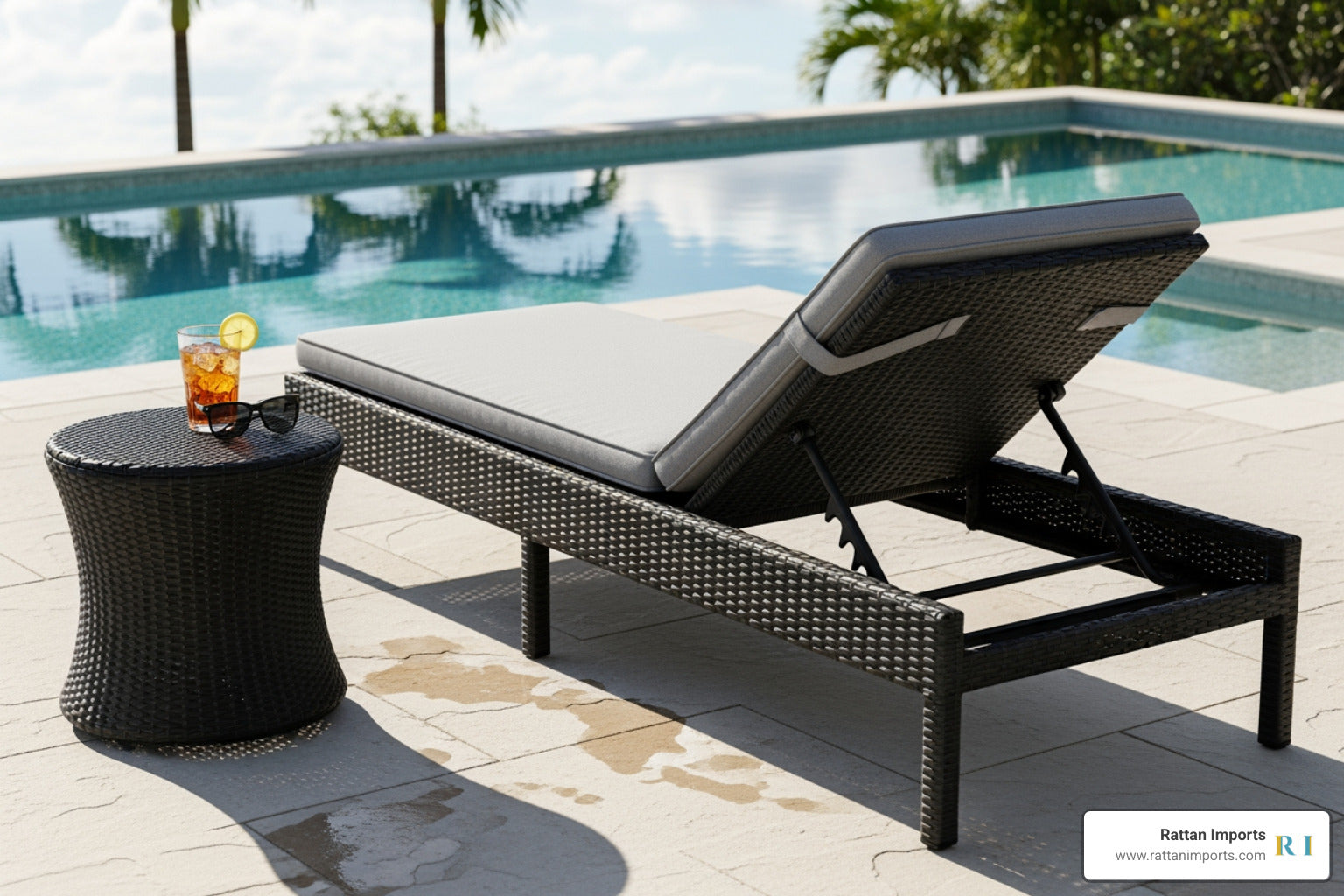 Recline in Style: Top Black Rattan & Wicker Chaise Lounges for Outdoor Bliss