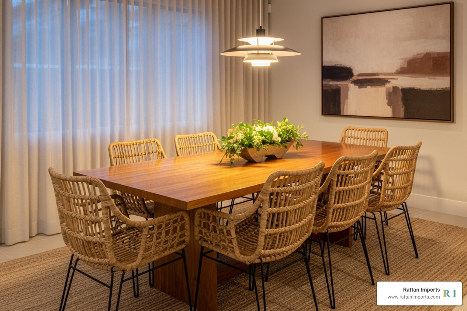Elevate Your Dining Room with Rattan Chairs
