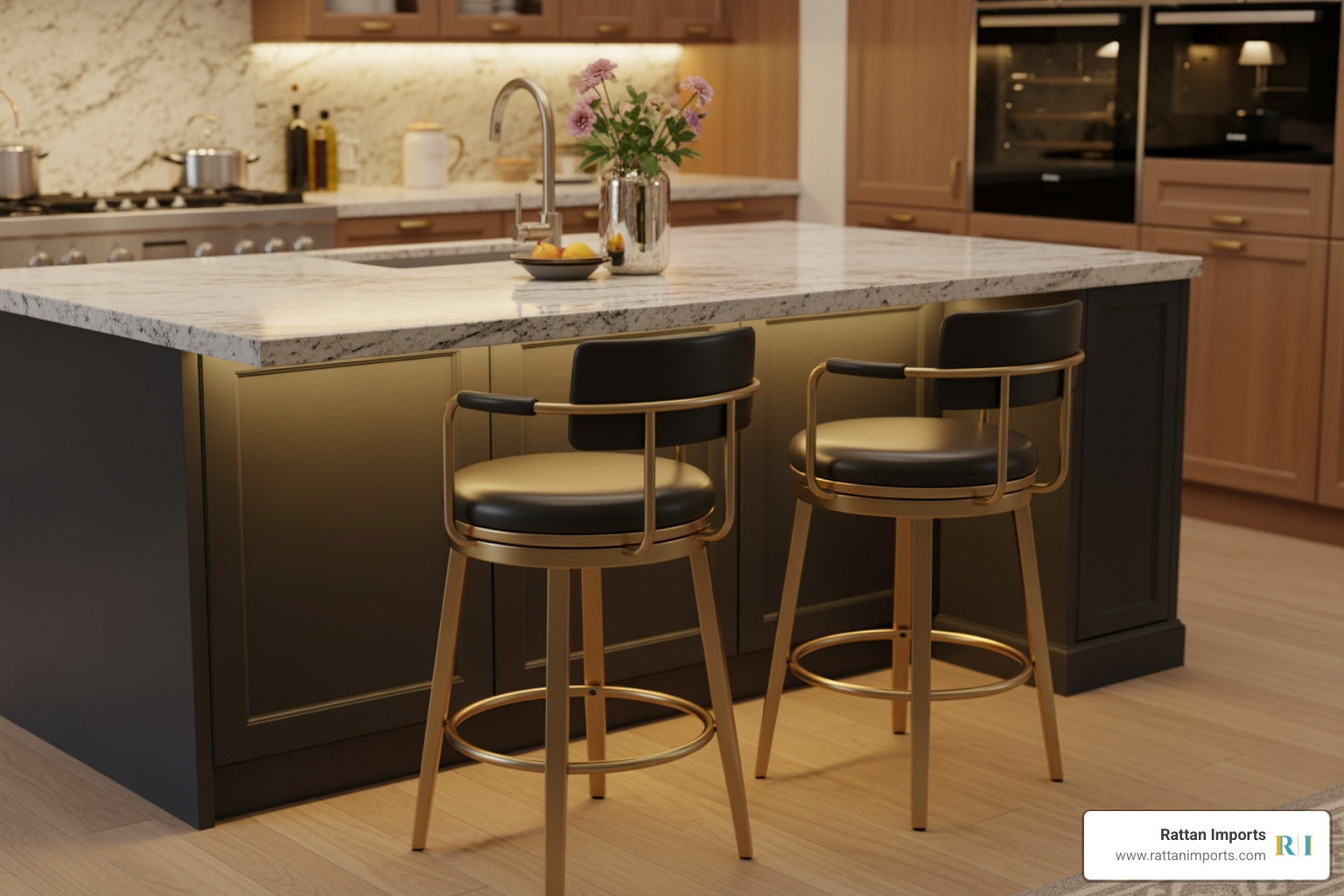 Brass Bar Stools: Elevate Your Kitchen with Style