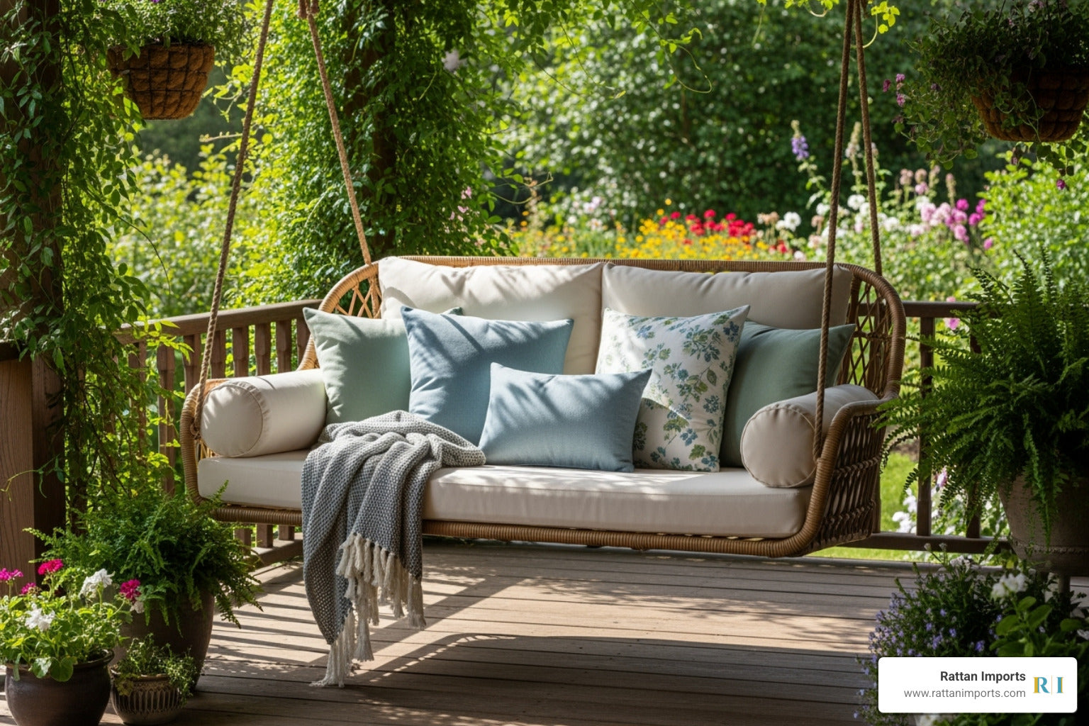 Hang Loose: A Roundup of the Most Comfortable Wicker Loveseats