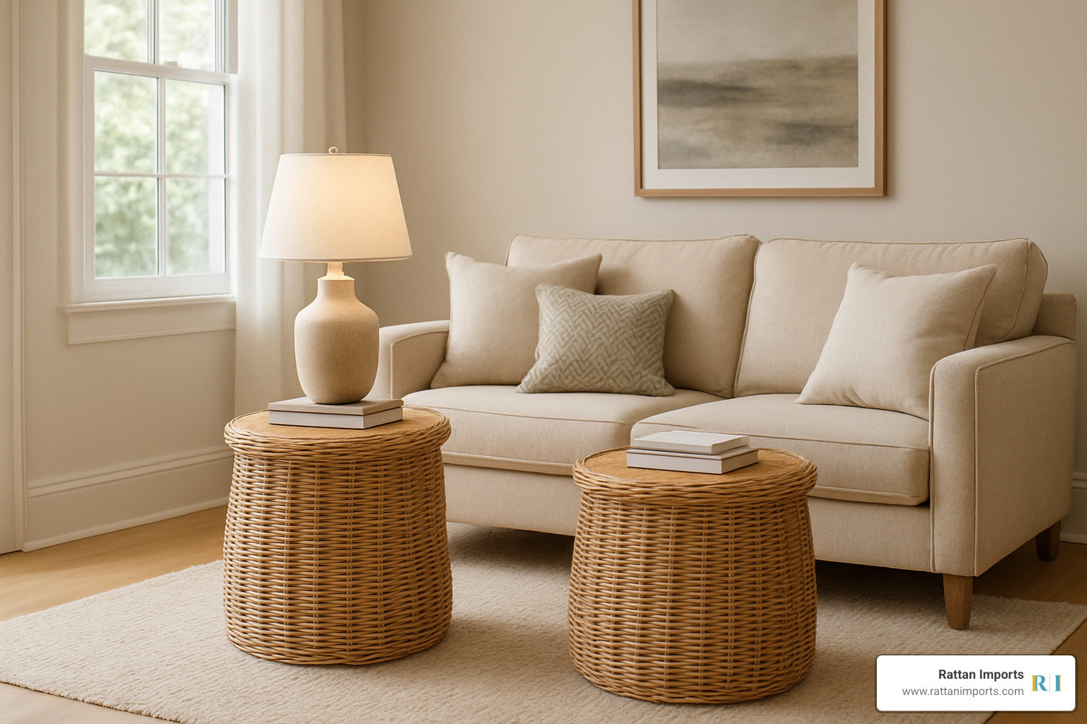 Wicker Wonders – End Tables to Complete Your Room