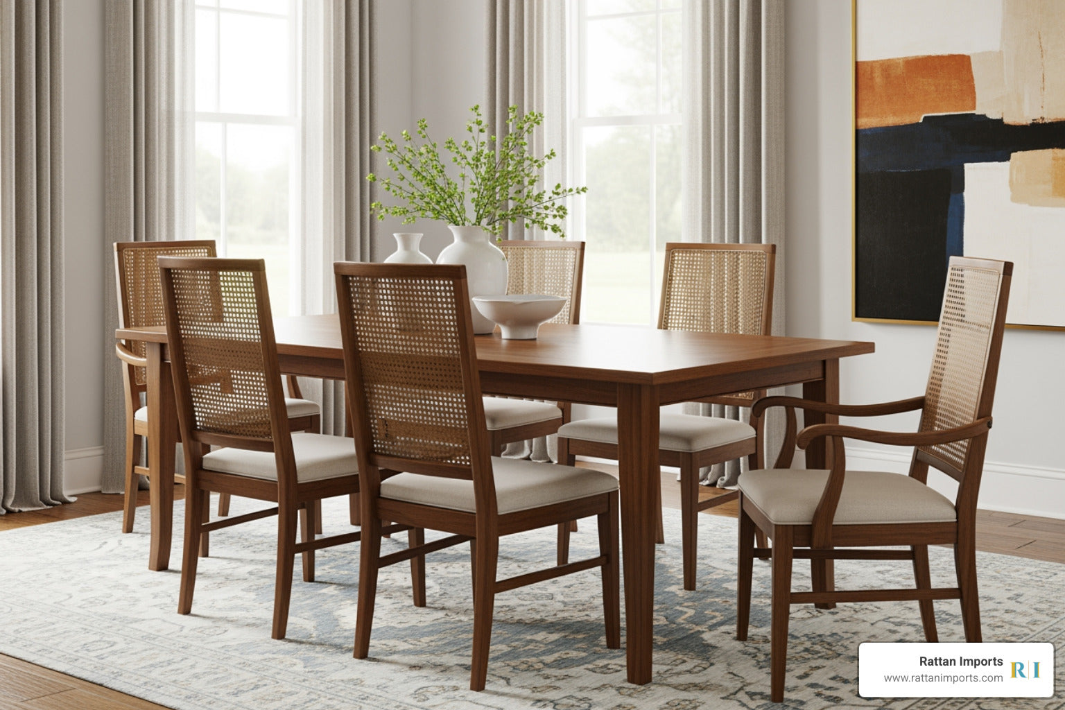 Top Picks for Cane Back Dining Chairs with Arms