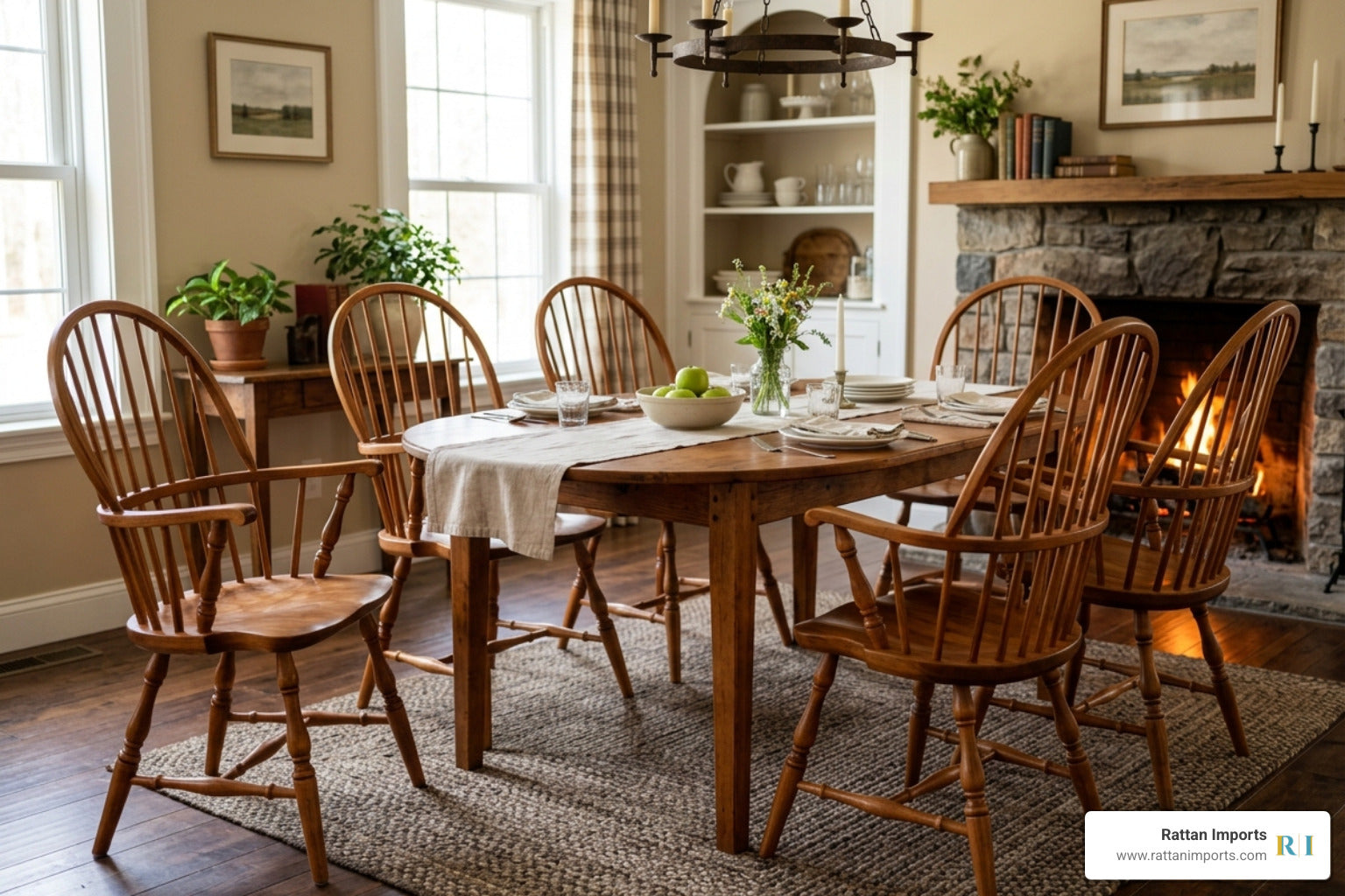Windsor Chairs with Arms are a Timeless Choice for Your Dining Room