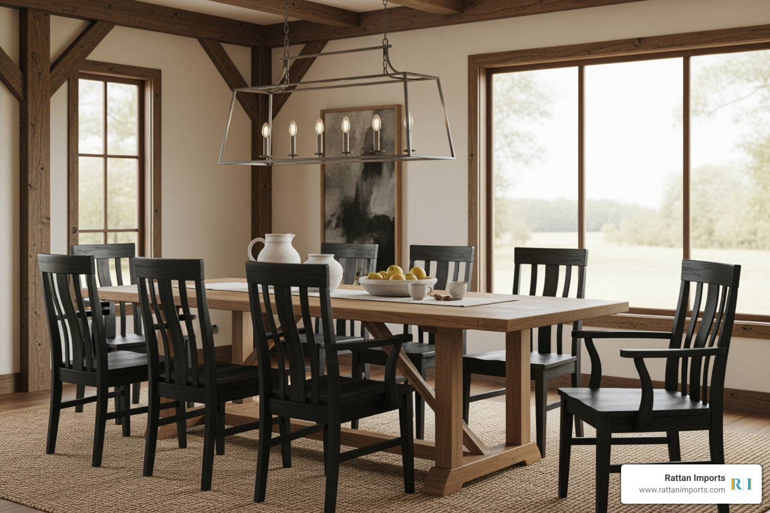 Arm Yourself with Style: Black Farmhouse Dining Chairs You'll Love