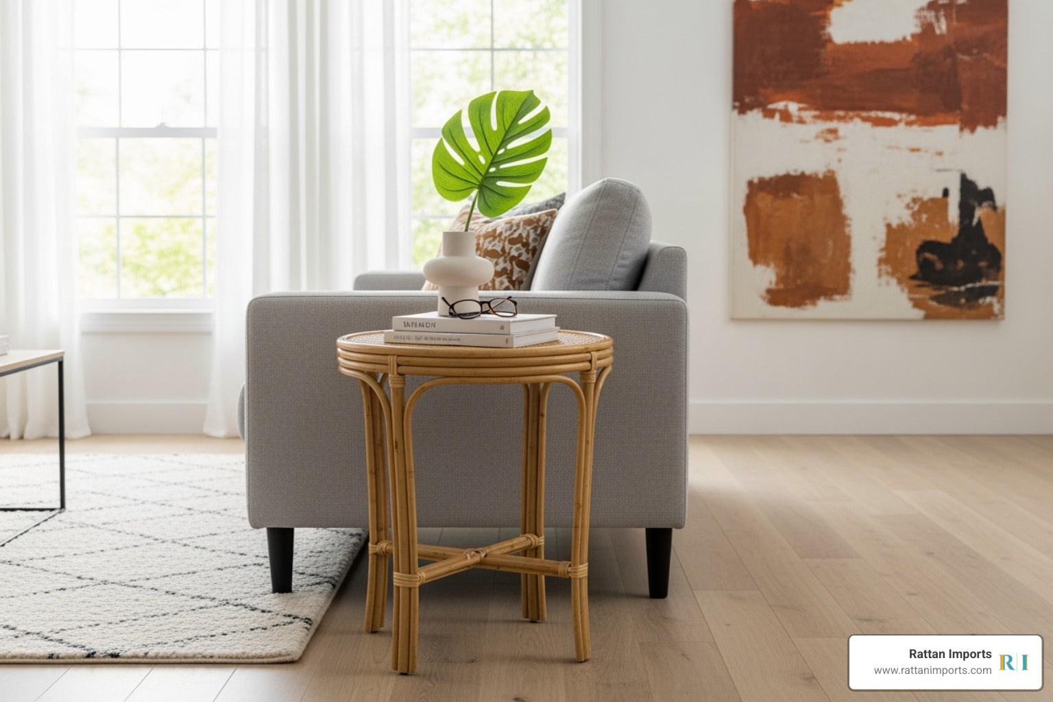 The Best Bamboo Rattan Side Tables for Every Home