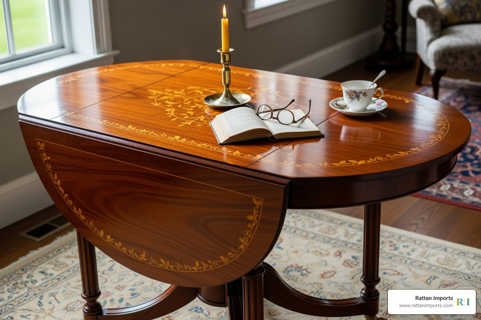 Drop-Leaf Delights: Discovering Vintage Oval Tables for Every Home