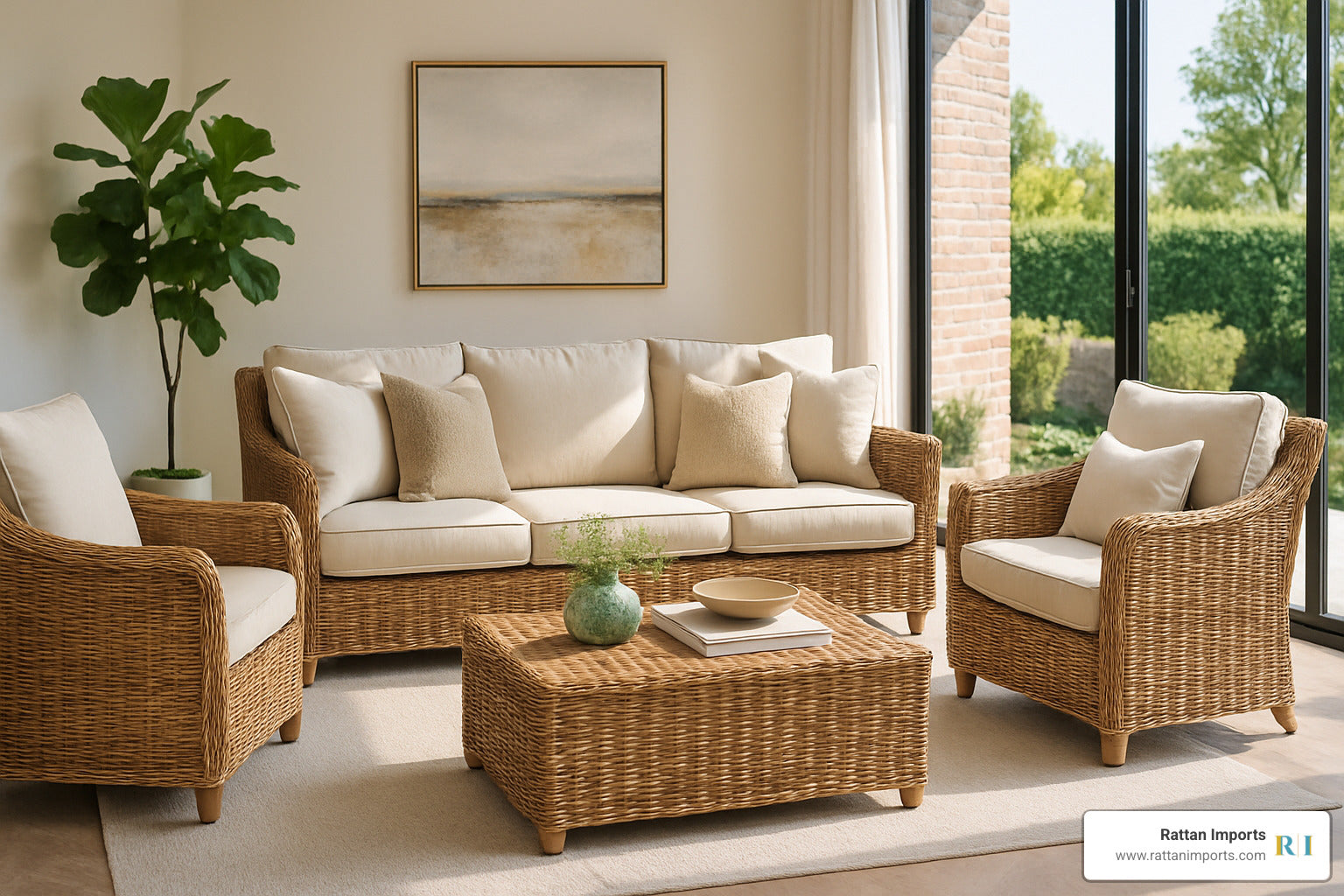 Sit Pretty with These Stunning Luxury Rattan Sofas
