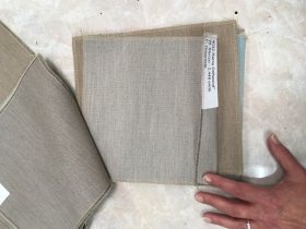 Remy Driftwood fabric swatch
