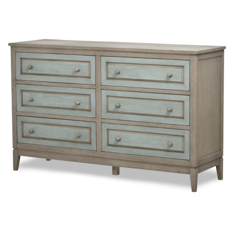 Seawinds Trading Sanibel 6 Drawer Dresser B29936-GRN/GREY