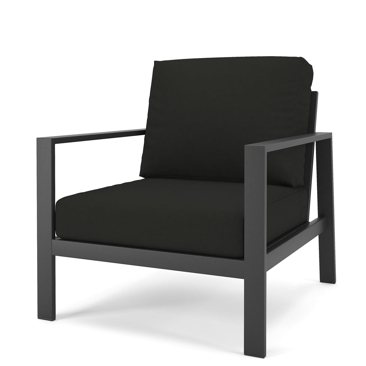 Forever Patio Chair Forever Patio Hanover 6400 Dark Gray Armchair FP-HAN-C-DG