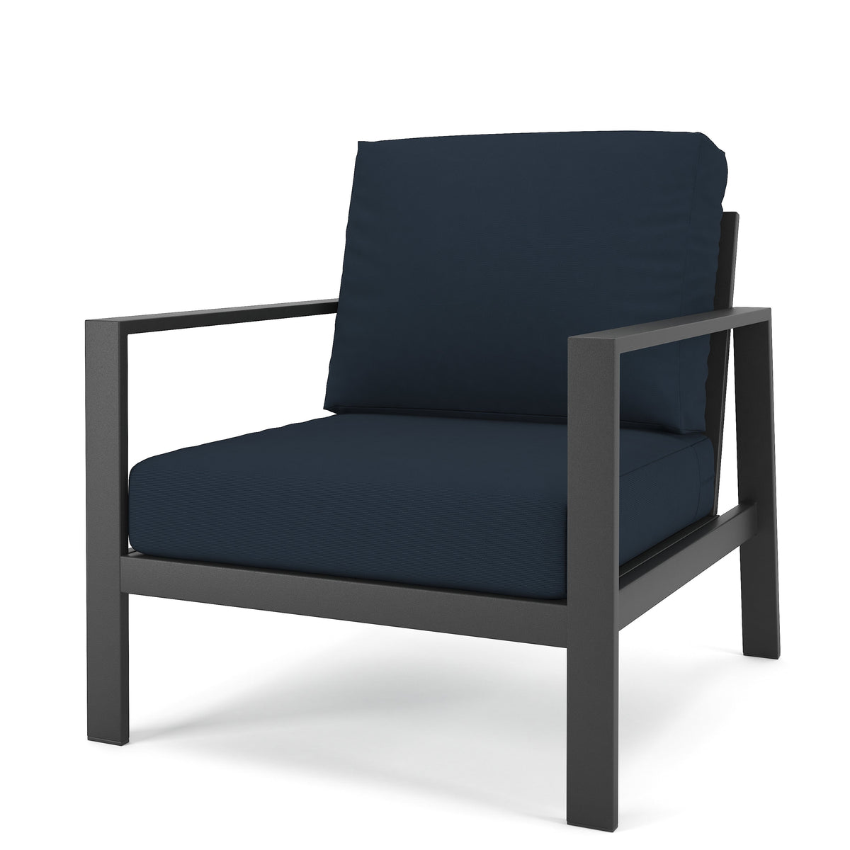 Forever Patio Chair Forever Patio Hanover 6400 Dark Gray Armchair FP-HAN-C-DG