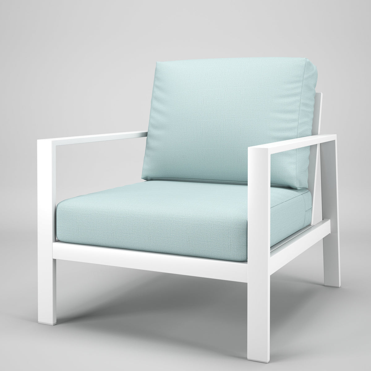 Forever Patio Chair Forever Patio Hanover 6400 White Armchair FP-HAN-C-WT