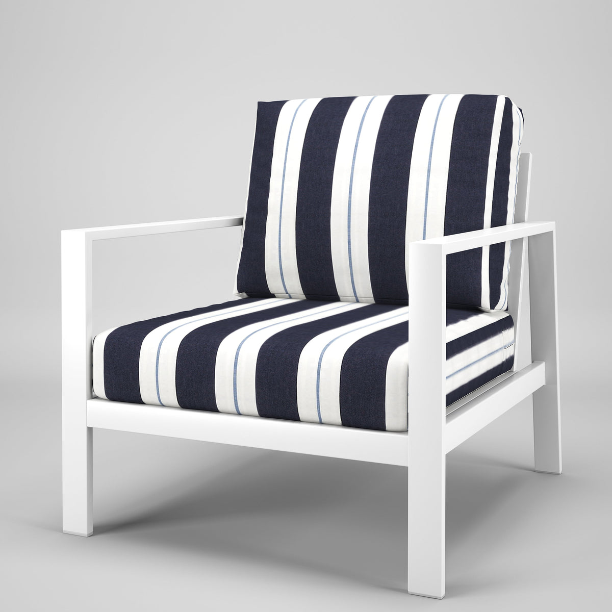 Forever Patio Chair Forever Patio Hanover 6400 White Armchair FP-HAN-C-WT