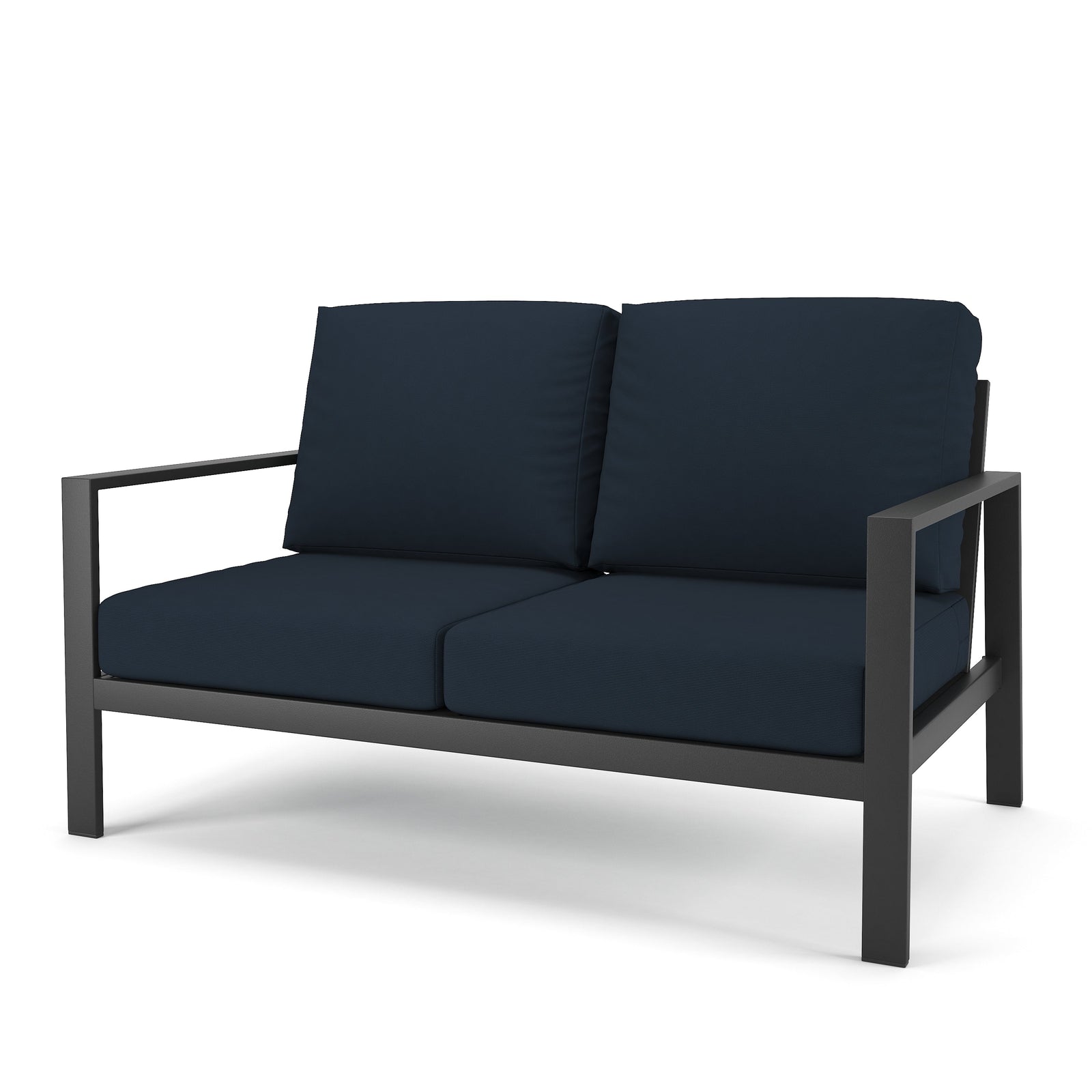 Forever Patio Loveseat Forever Patio Hanover 6400 Dark Gray Loveseat FP-HAN-LS-DG