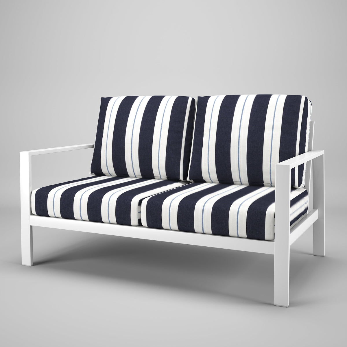 Forever Patio Loveseat Forever Patio Hanover 6400 White Loveseat FP-HAN-LS-WT