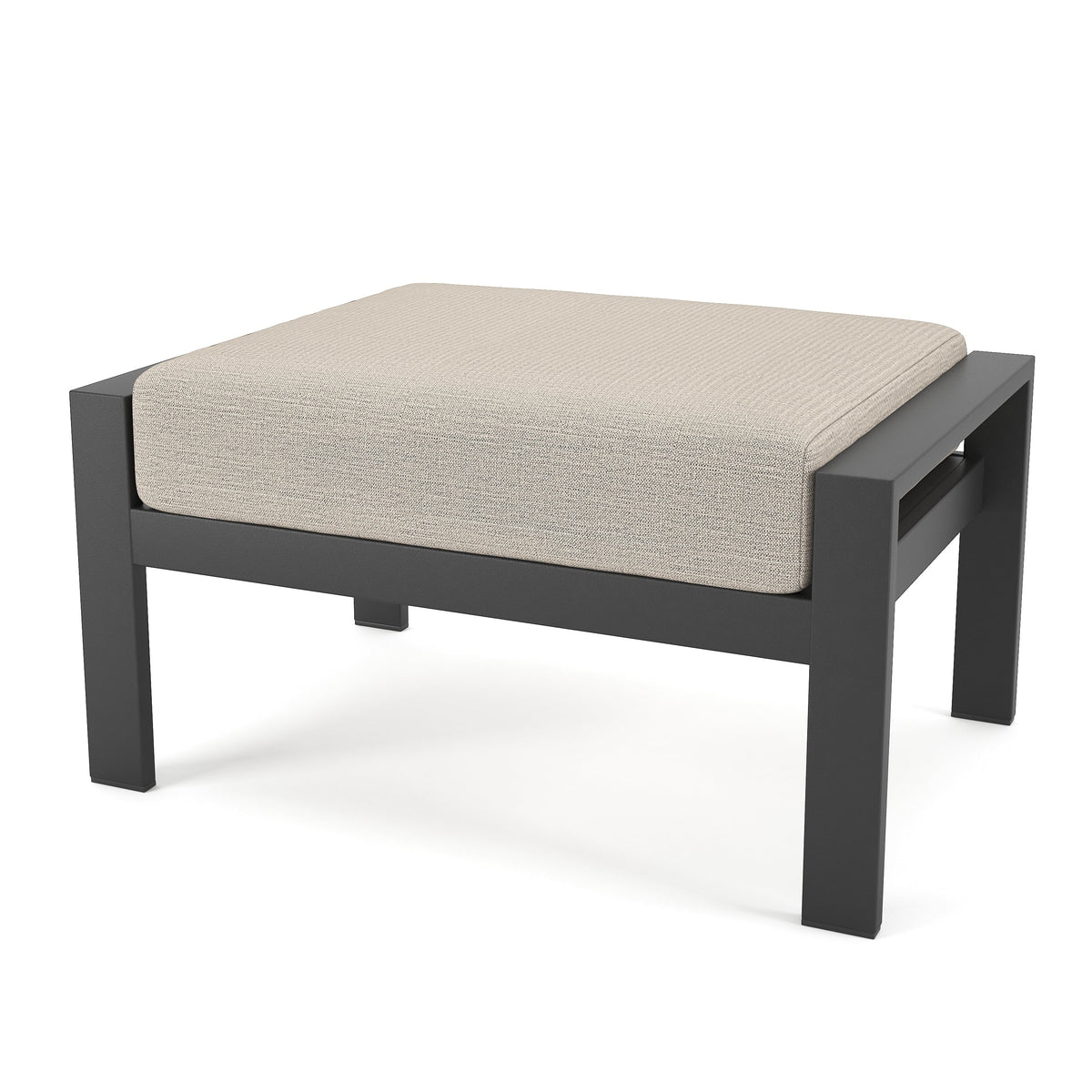Forever Patio Ottoman Forever Patio Hanover 6400 Dark Gray Ottoman FP-HAN-O-DG
