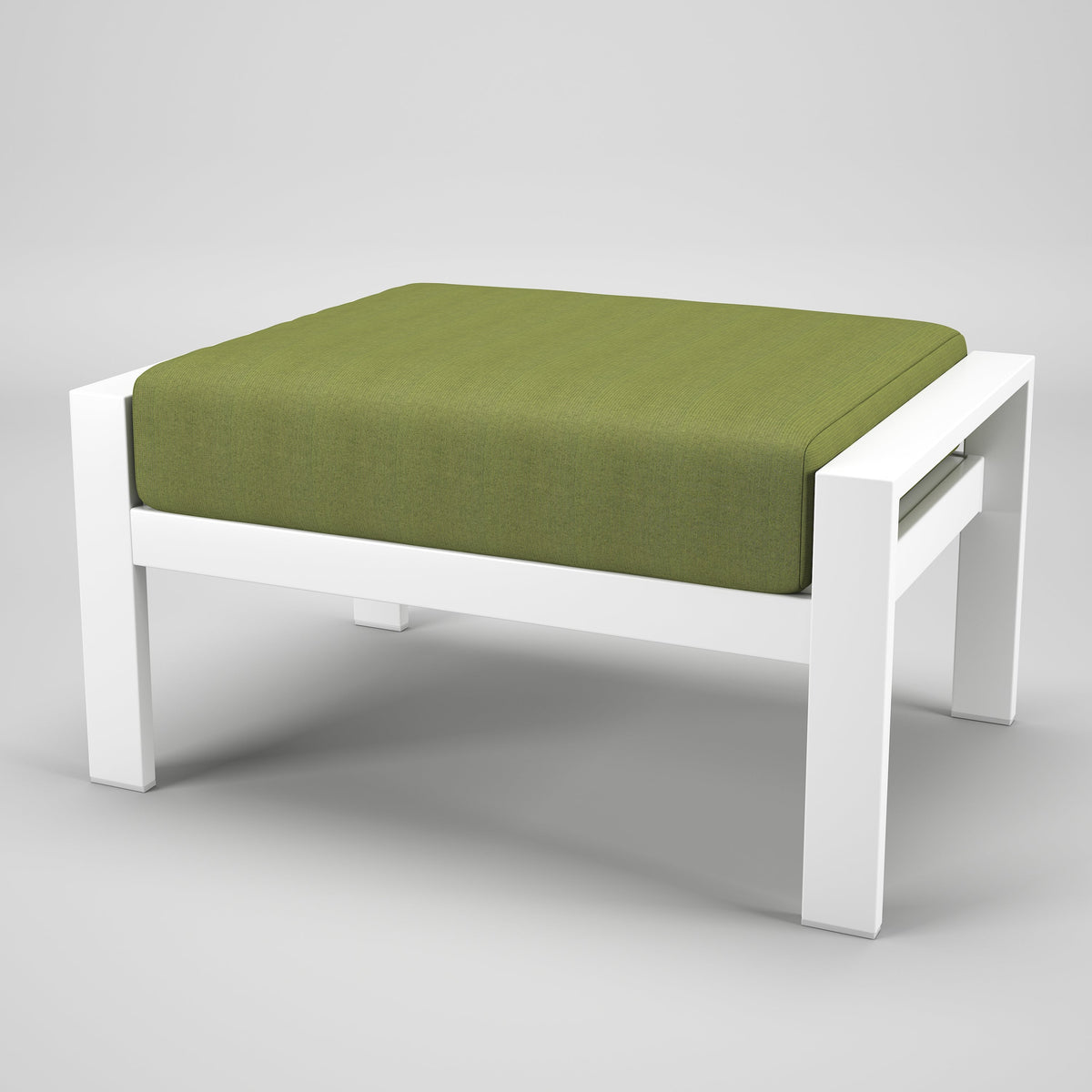 Forever Patio Ottoman Forever Patio Hanover 6400 White Ottoman FP-HAN-O-WT