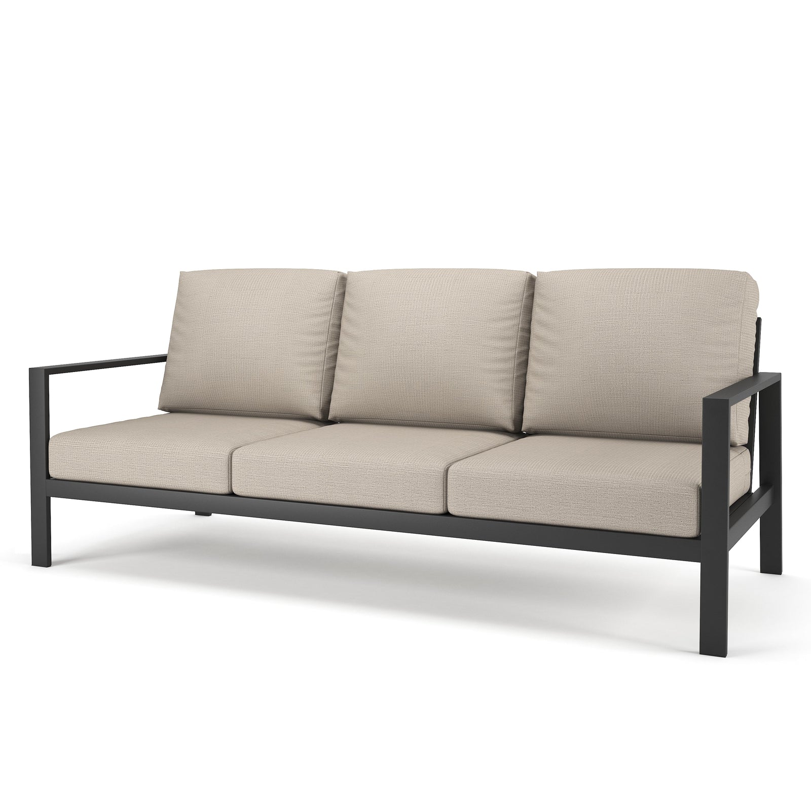 Forever Patio Sofa Forever Patio Hanover 6400 Dark Gray Sofa