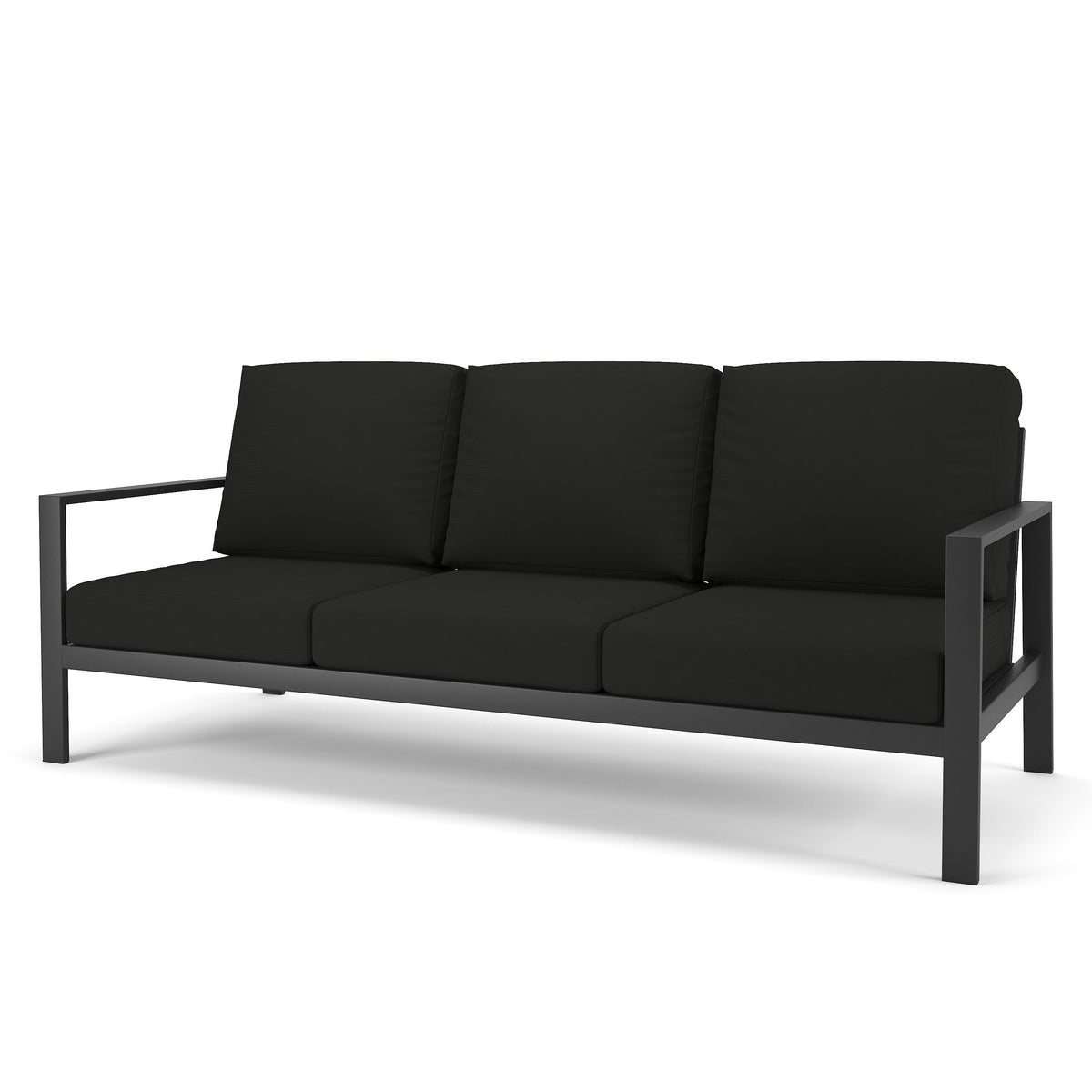 Forever Patio Sofa Forever Patio Hanover 6400 Dark Gray Sofa