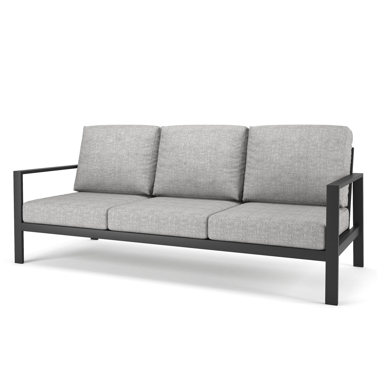Forever Patio Sofa Forever Patio Hanover 6400 Dark Gray Sofa