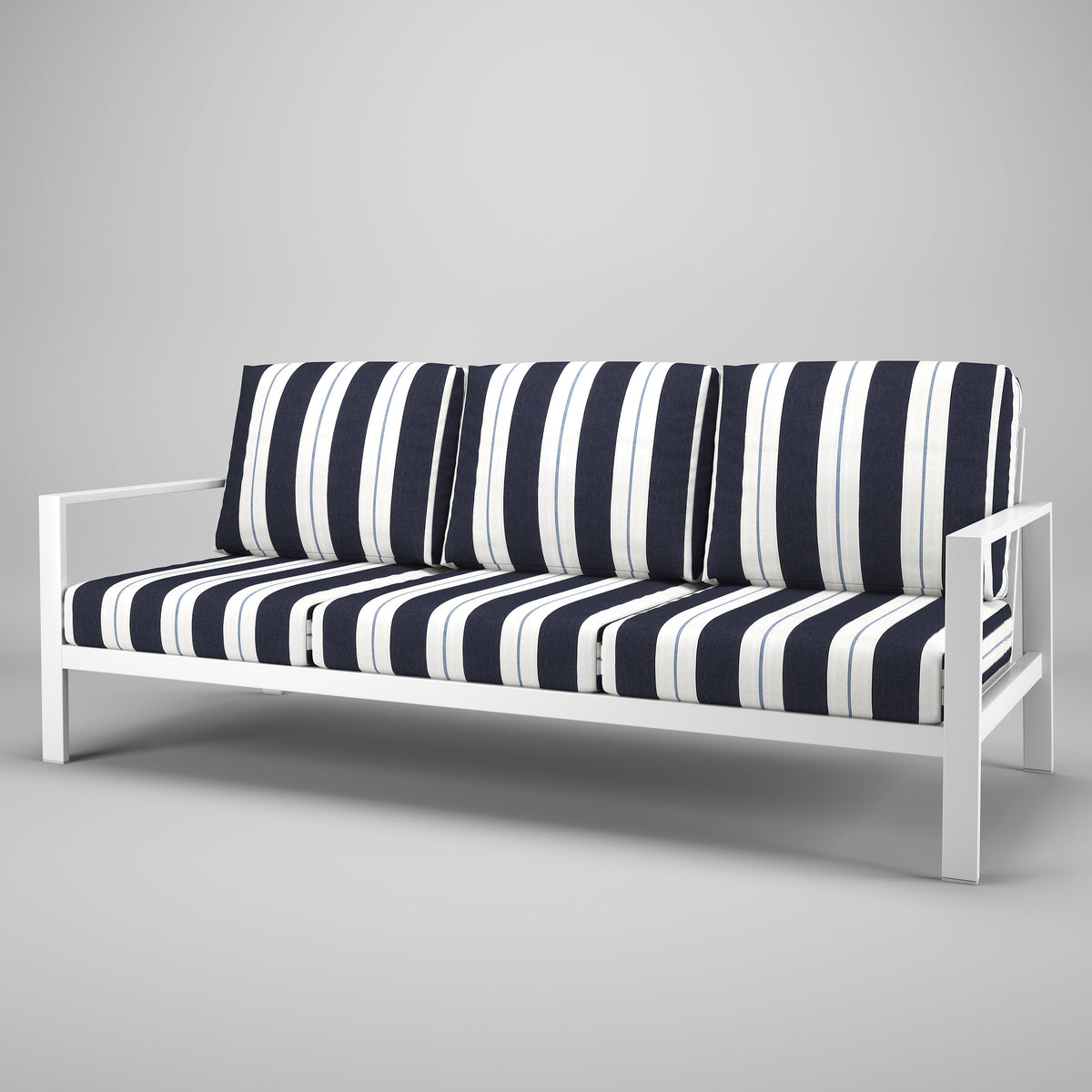 Forever Patio Sofa Forever Patio Hanover 6400 White Sofa FP-HAN-3S-WT
