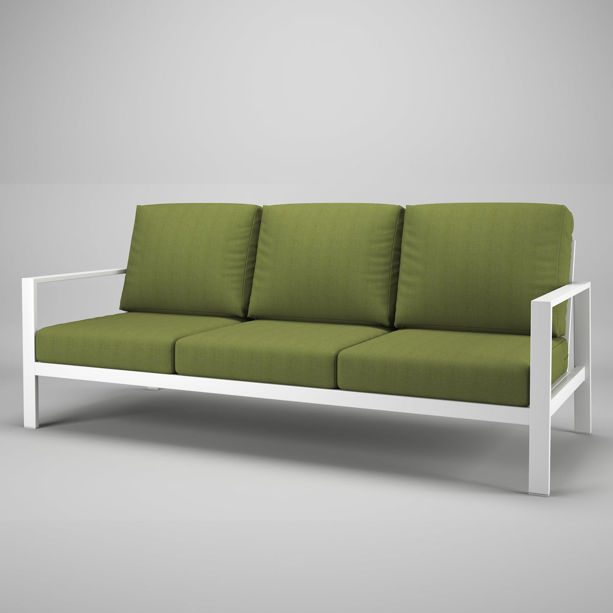 Forever Patio Sofa Forever Patio Hanover 6400 White Sofa FP-HAN-3S-WT
