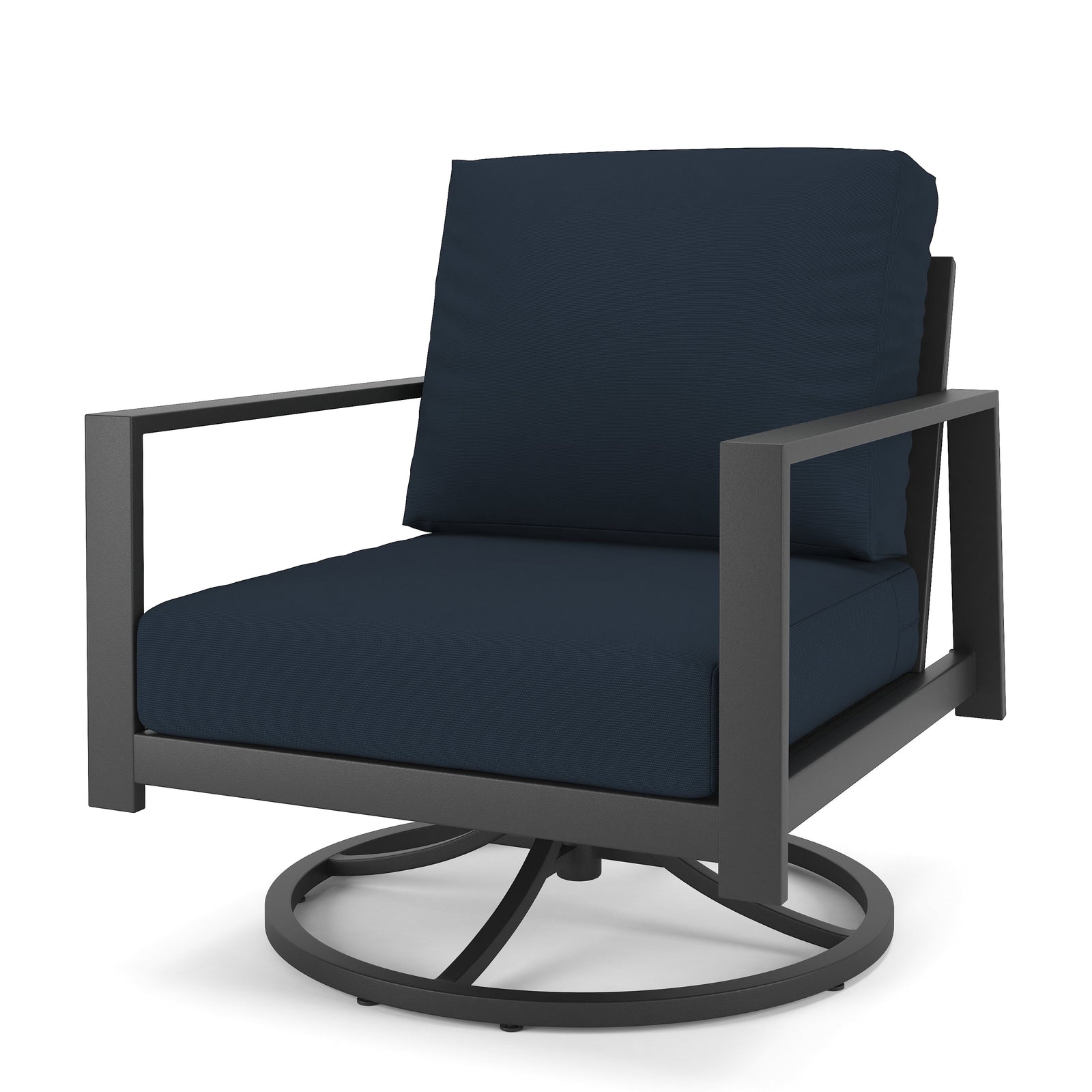 Forever Patio Swivel Rocker Chair Forever Patio Hanover 6400 Dark Gray Swivel Rocker FP-HAN-SR-DG