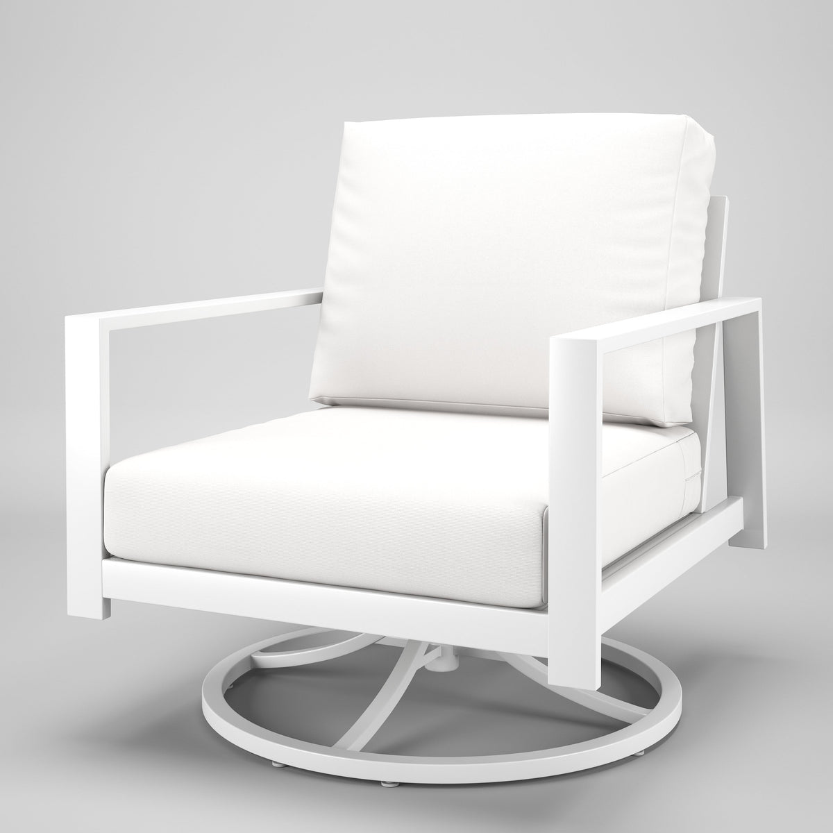 Forever Patio Swivel Rocker Chair Forever Patio Hanover 6400 White Swivel Rocker FP-HAN-SR-WT